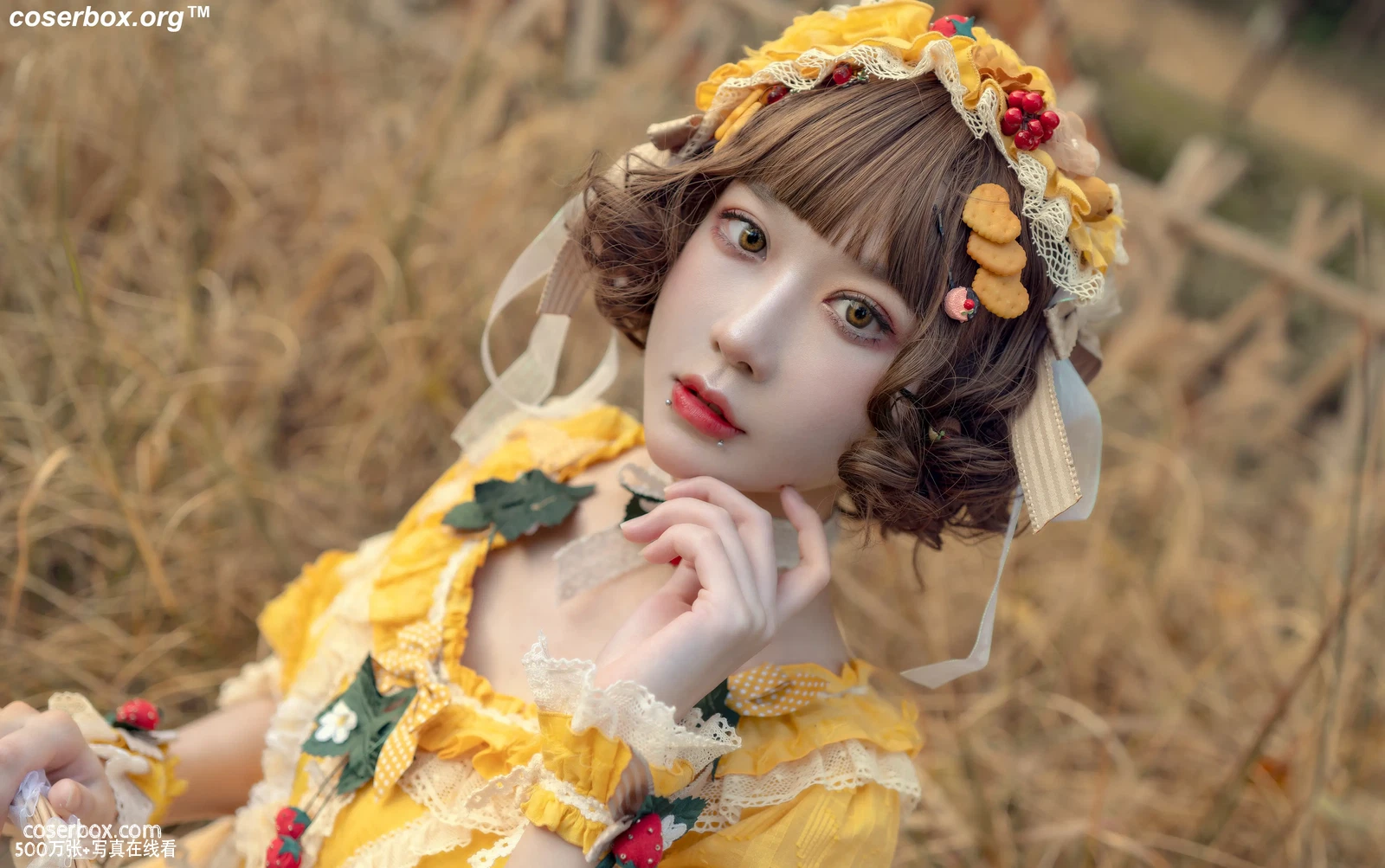 阿包也是兔娘 NO.007 lolita黄裙 - 在线看可下载原图