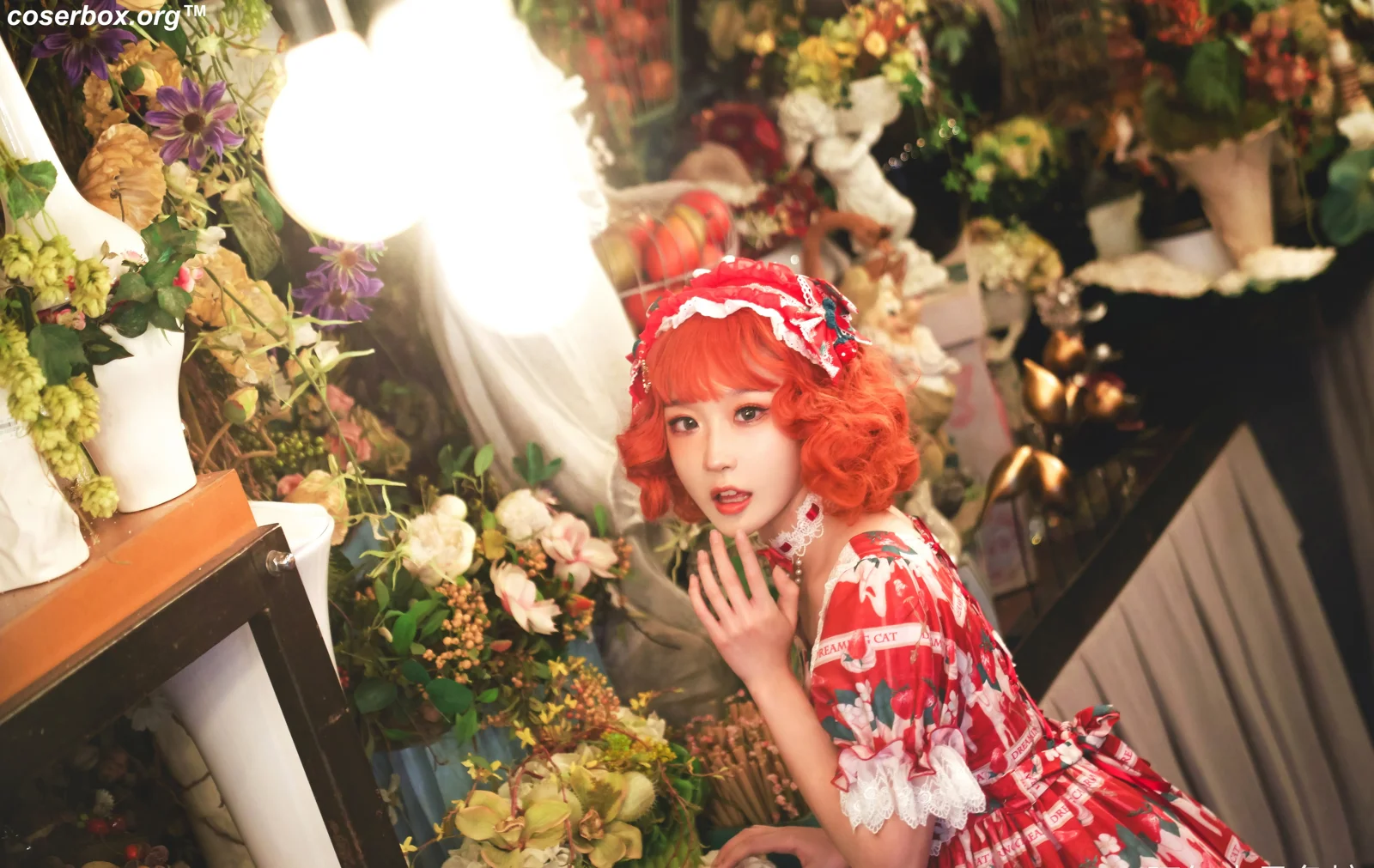 阿包也是兔娘 NO.012 lolita红裙 - 在线看可下载原图