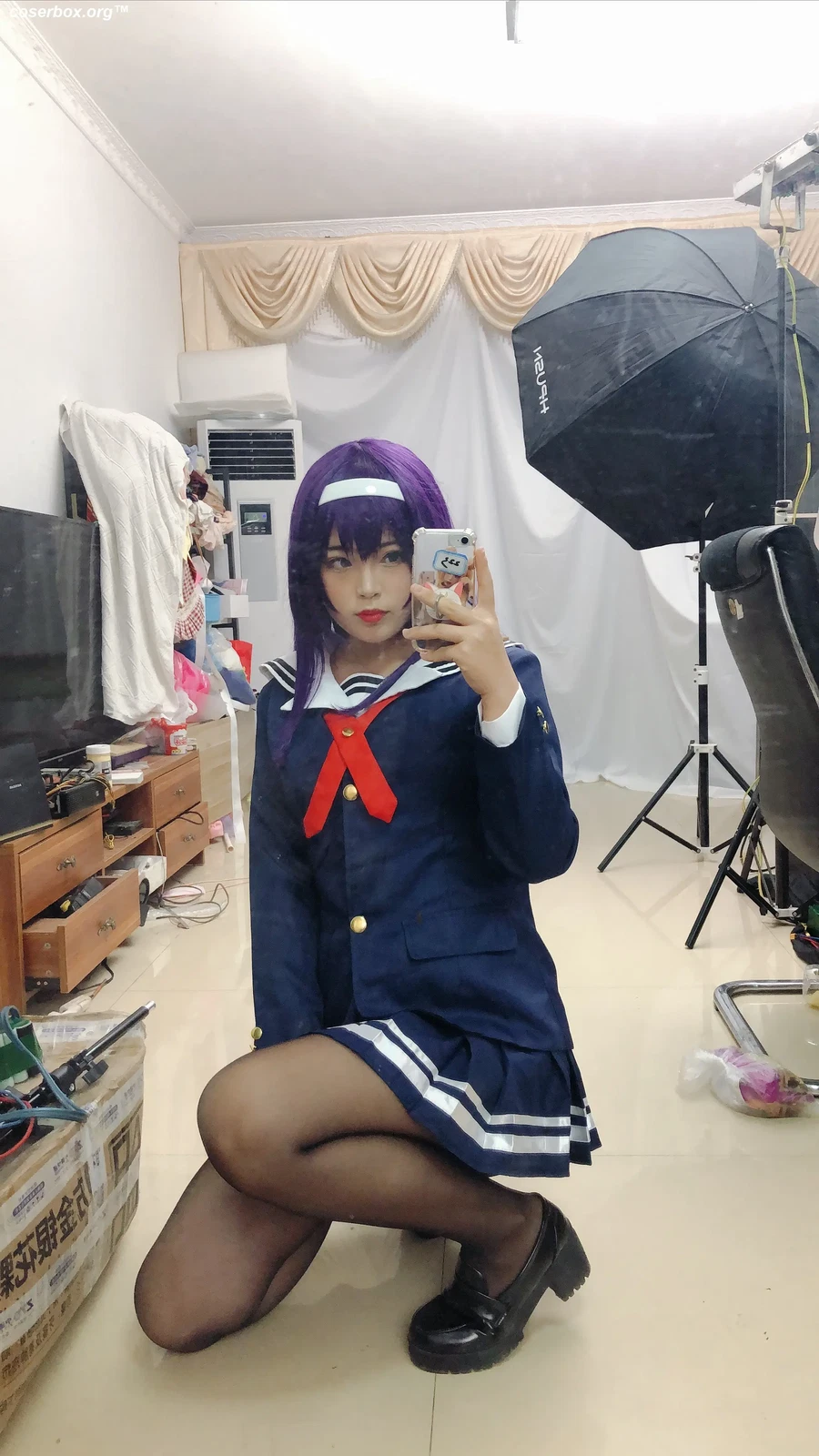 白烨 NO.019 学姐校服自拍 - 在线看可下载原图