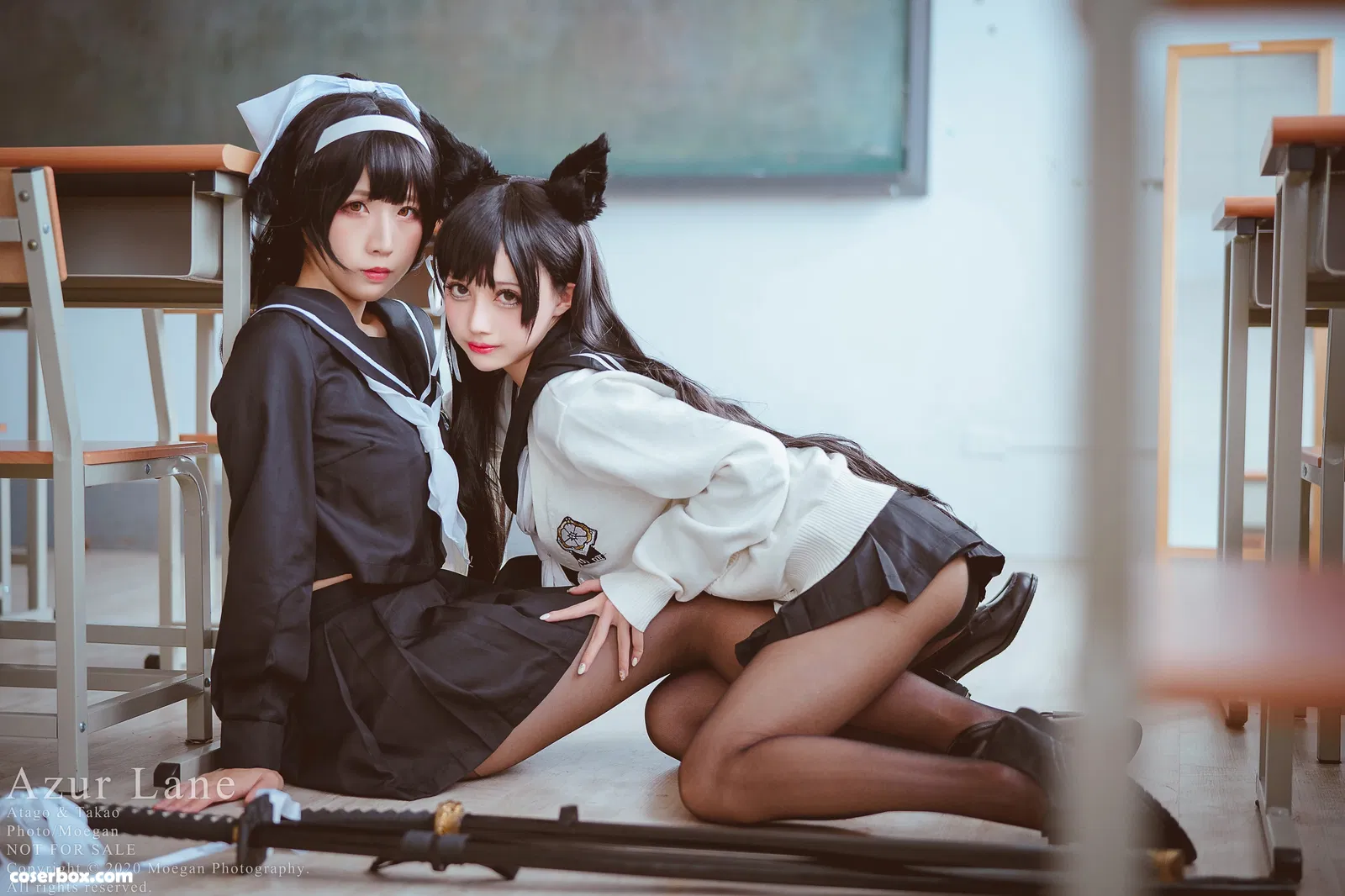 沖田凜花Rinka NO.006 椎名くるみ Shiina Kurumi]Azur Lane - 爱宕高雄 Sailor Suit (アズールレーン) - 在线看可下载原图