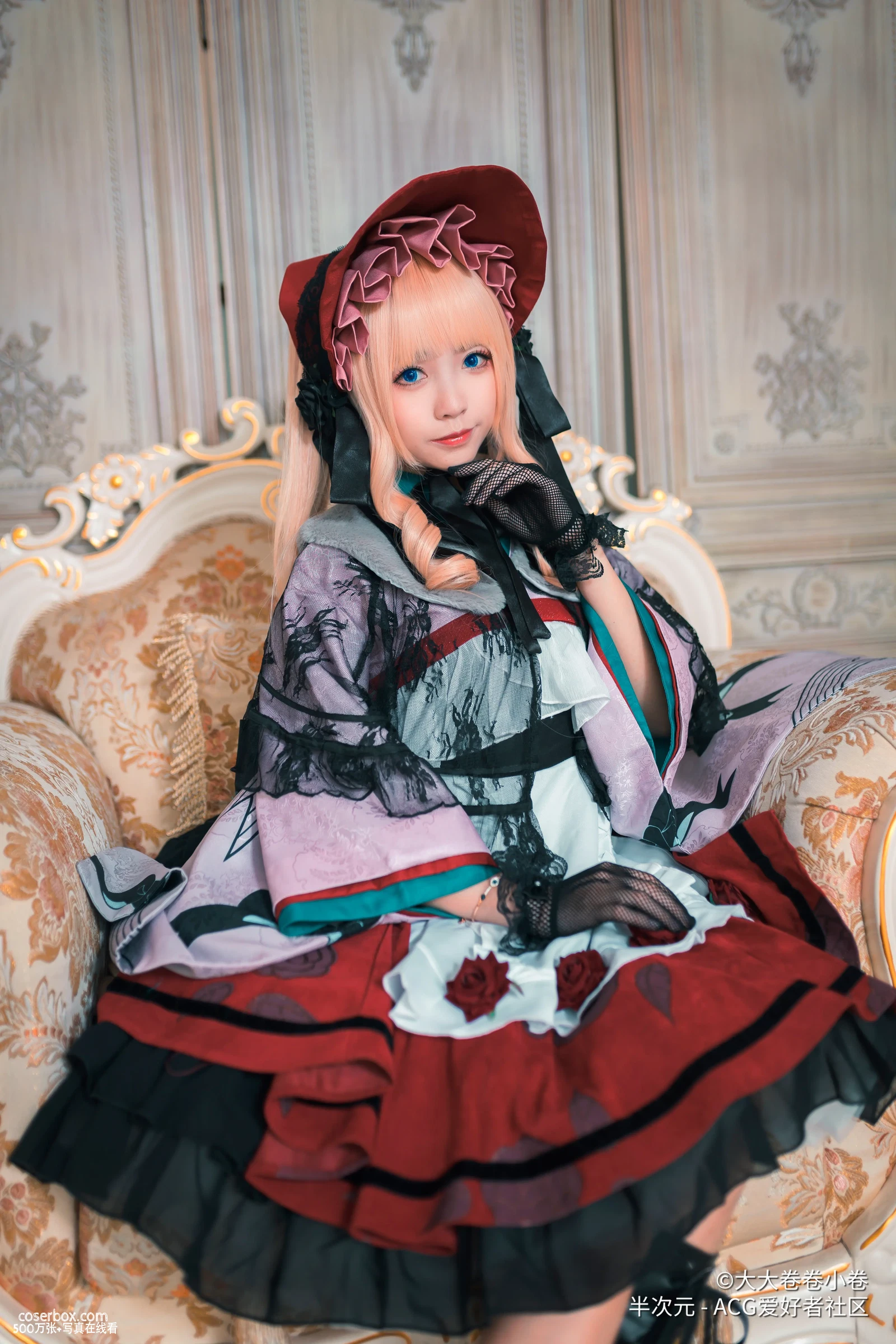 大大卷卷小卷 NO.006 蔷薇少女 十周年真红cos - 在线看可下载原图