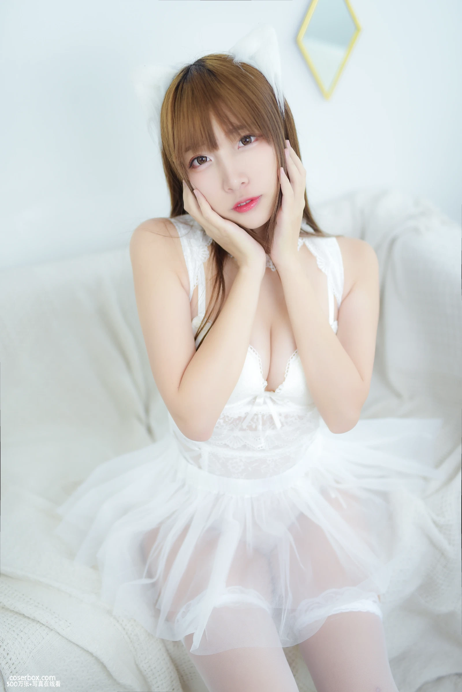 二佐Nisa NO.009 宠物少女 私房白婚纱 - 在线看可下载原图