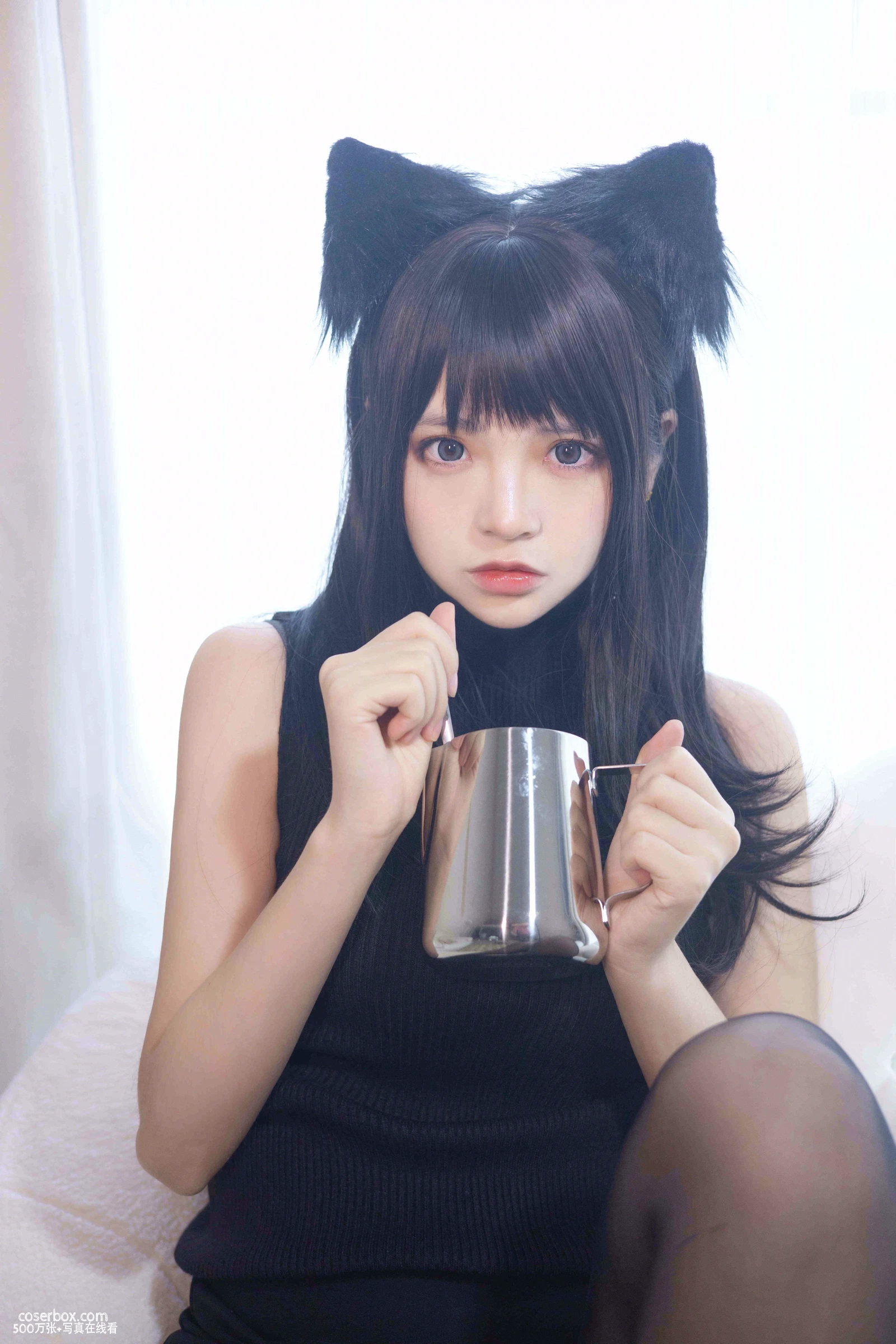 疯猫SS NO.120 黑毛衣少女 - 在线看可下载原图