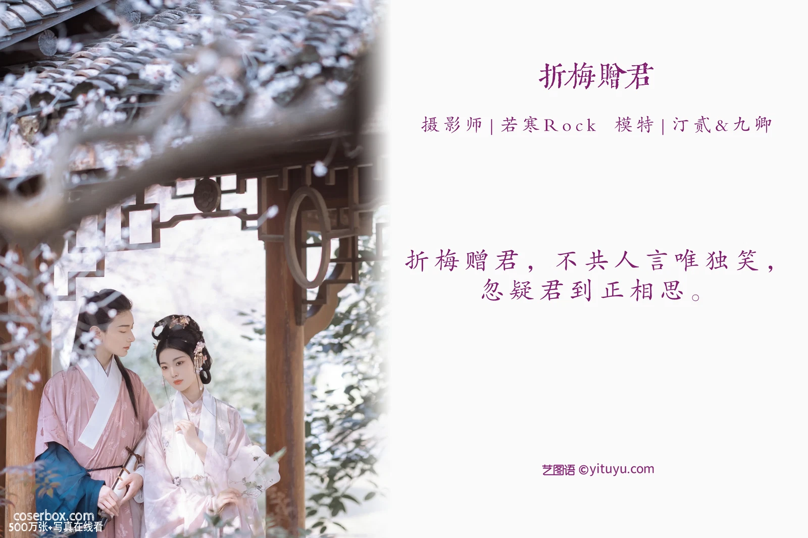 [YITUYU艺图语] 2022.04.25 NO.1103 折梅赠君 汀贰 [38P-333MB] - 在线看可下载原图