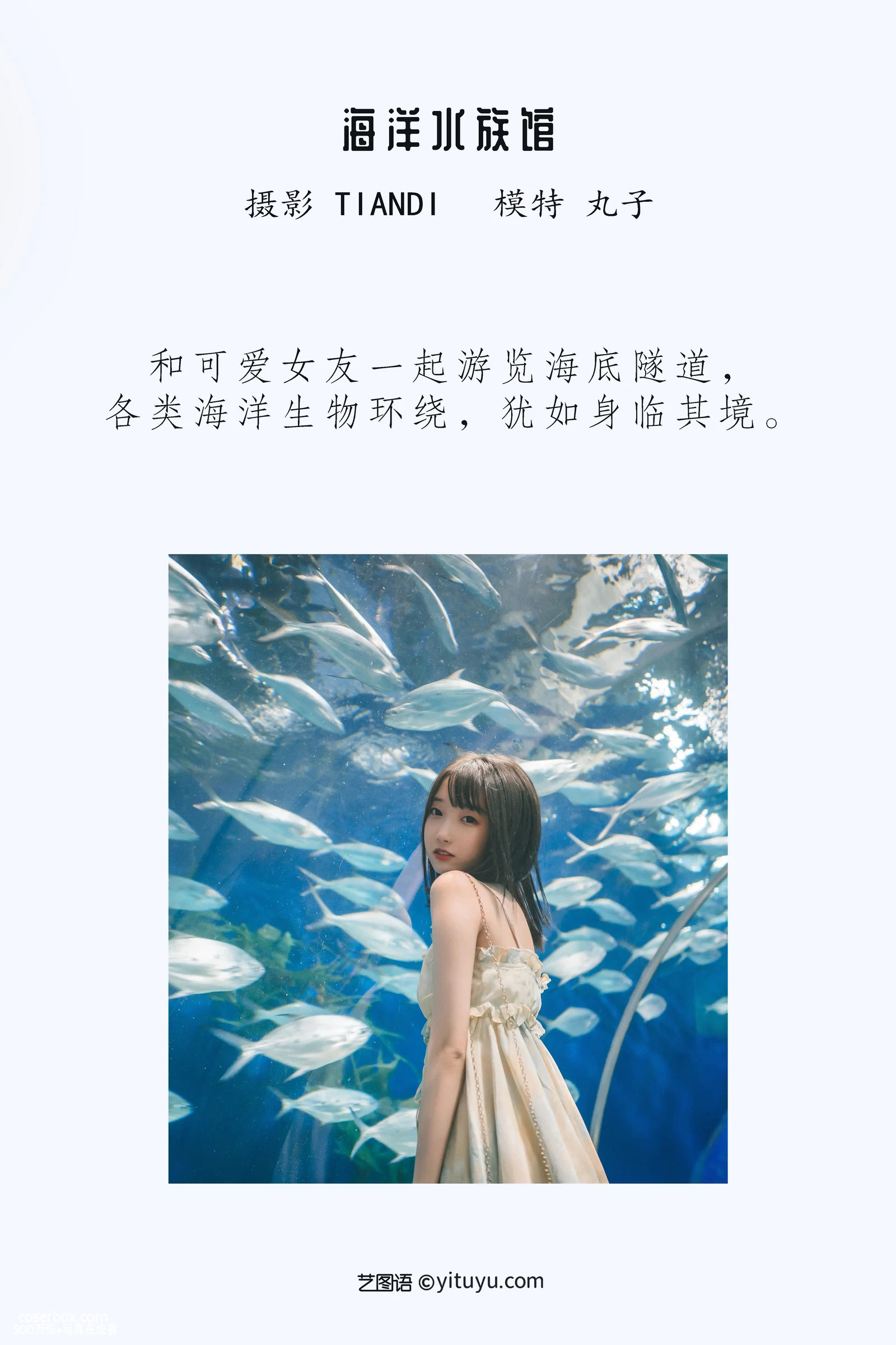 [YITUYU艺图语] NO.1025 2022.04.15 海洋水族馆 丸子 [20P-413MB] - 在线看可下载原图