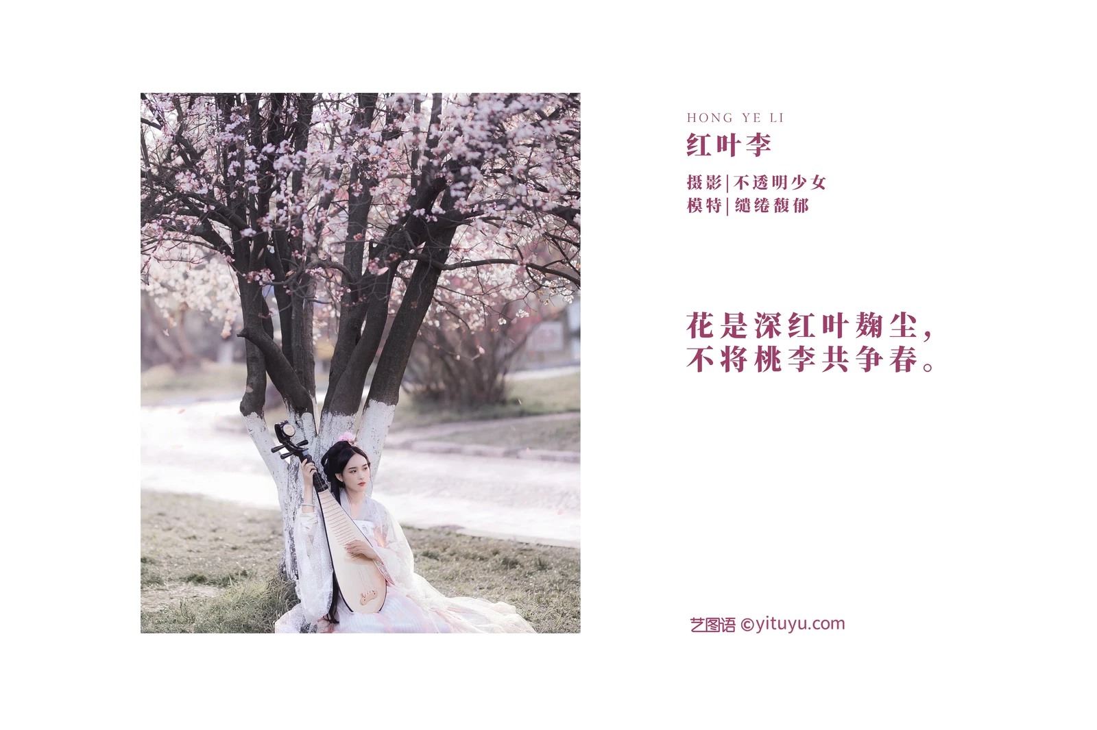 [YITUYU艺图语] 2022.04.25 NO.1098 红叶李 缱绻馥郁- [21P-199MB] - 在线看可下载原图