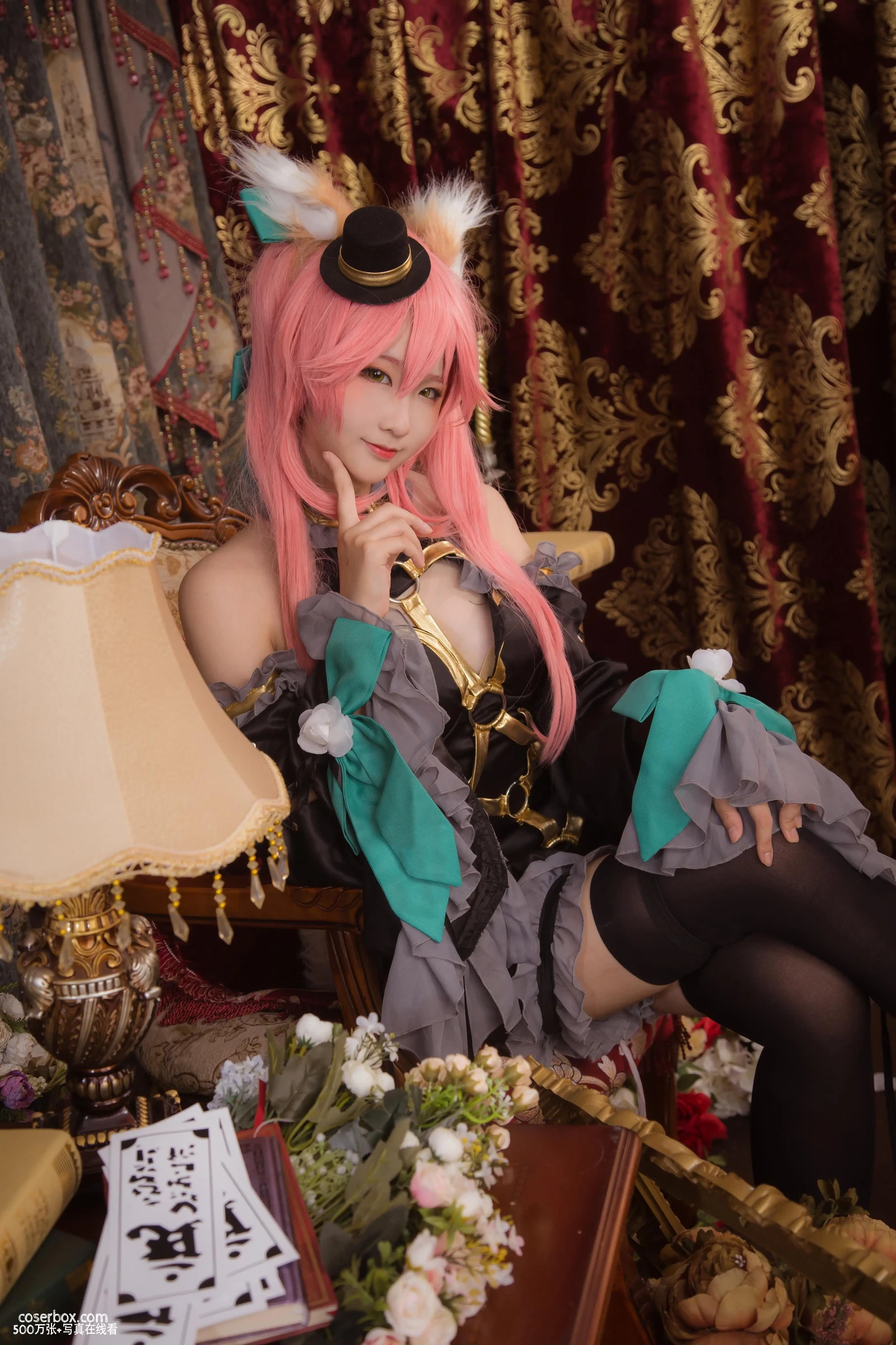 绫Aya NO.008 FATEEXTEL-玉藻前-漆黑魔术师 - 在线看可下载原图