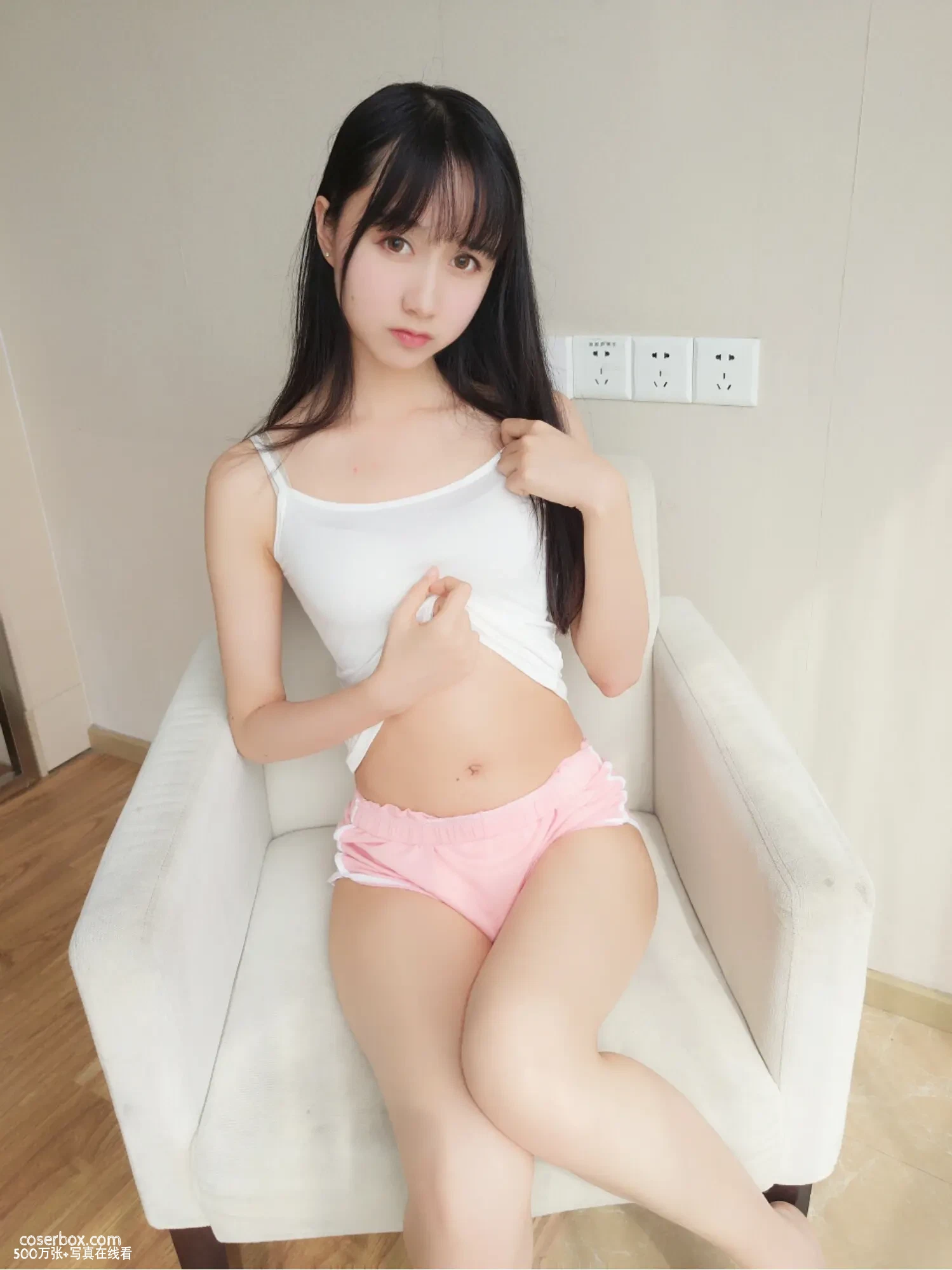 木绵绵owo NO.008 白色背心 cos - 在线看可下载原图