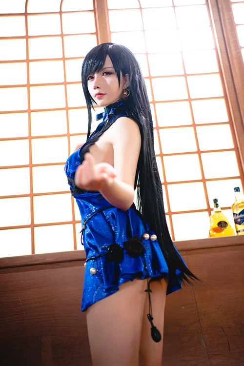 水淼aqua NO.033 蒂法礼服 - 在线看可下载原图