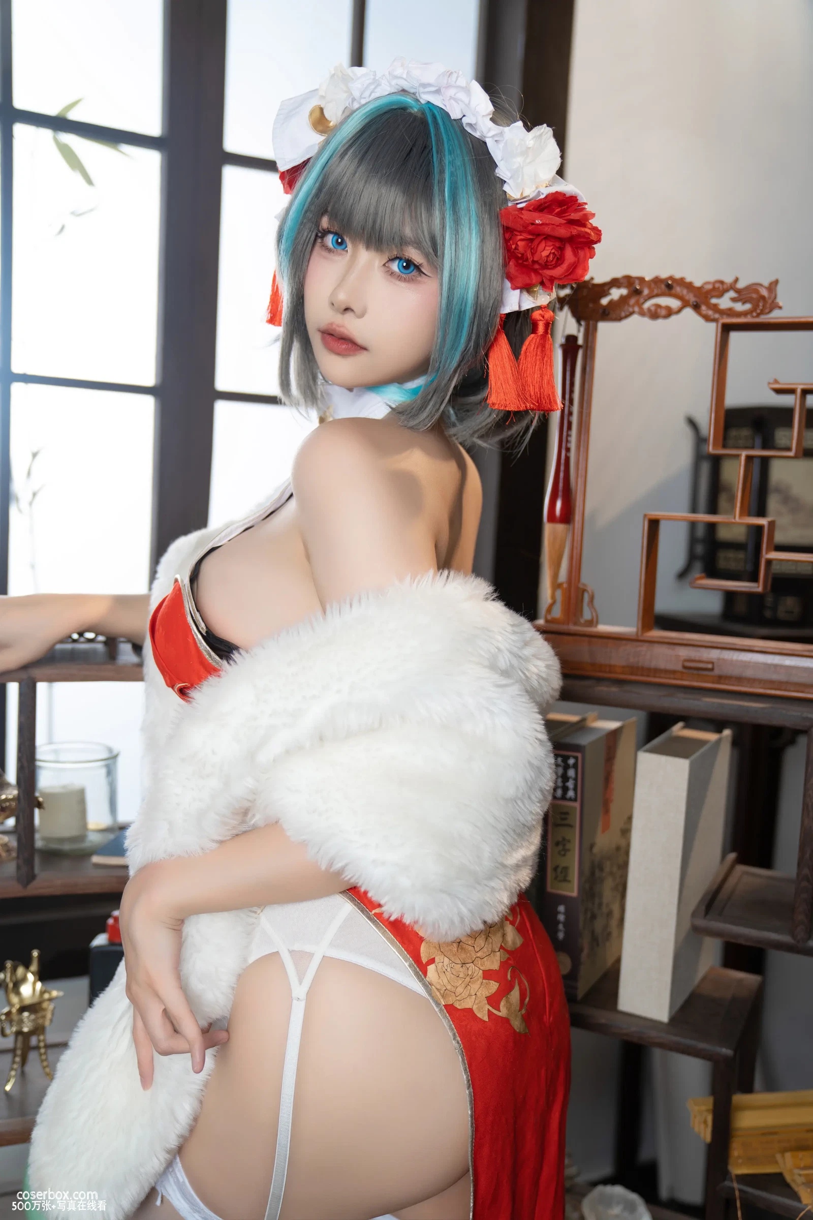 Momoko葵葵 NO.031 柴郡本 – 旗袍 - 在线看可下载原图