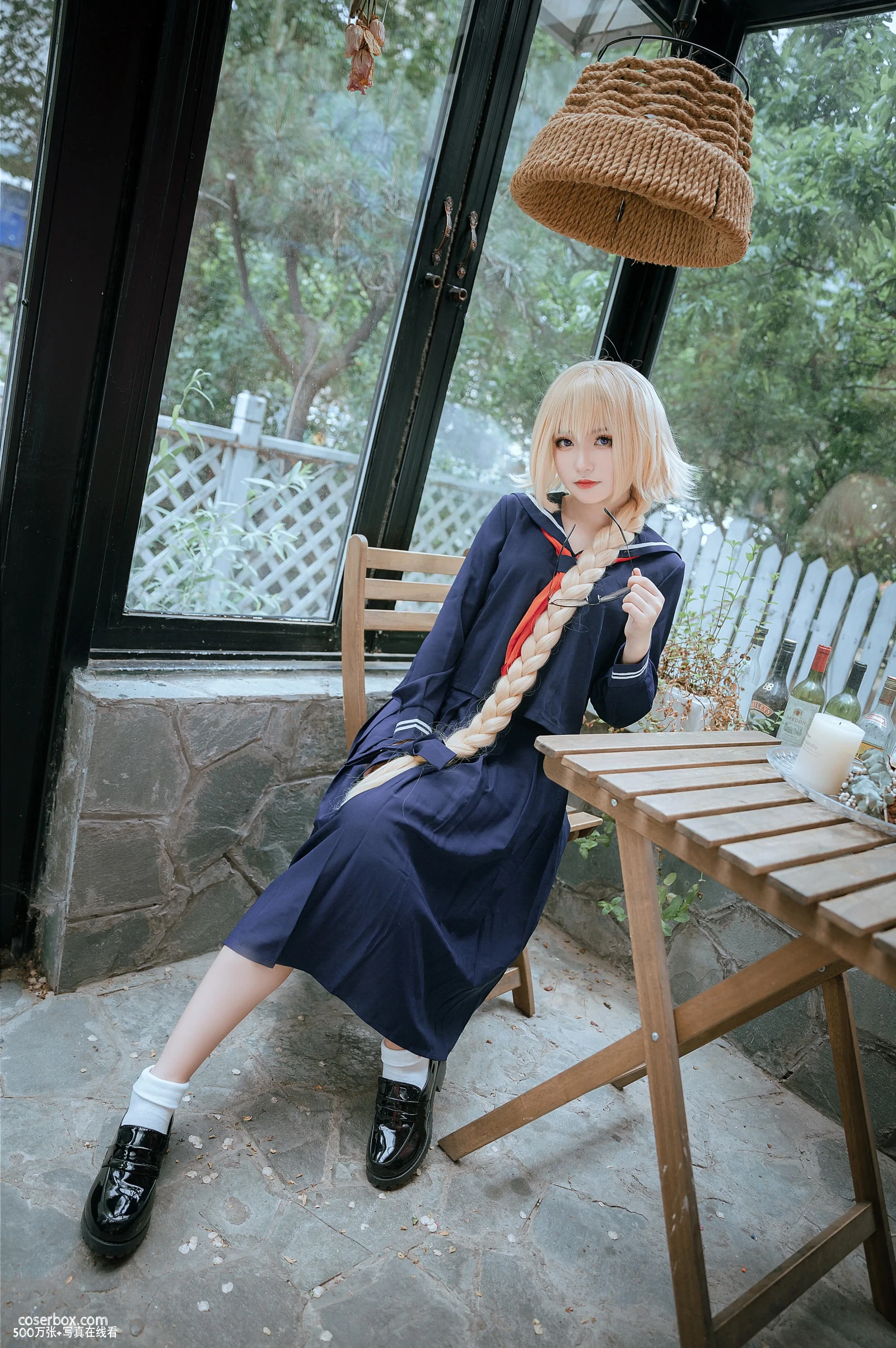 这个泡泡就是逊啦 NO.001 JK_正片_COS_贞德 [13P 25 - 在线看可下载原图
