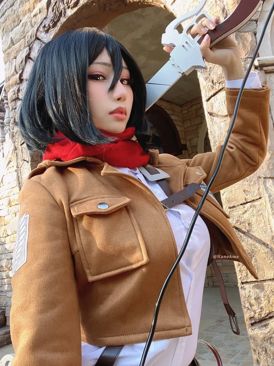 雨波 NO.197 Attack on _Mikasa_米卡沙 [49P 111 - 在线看可下载原图