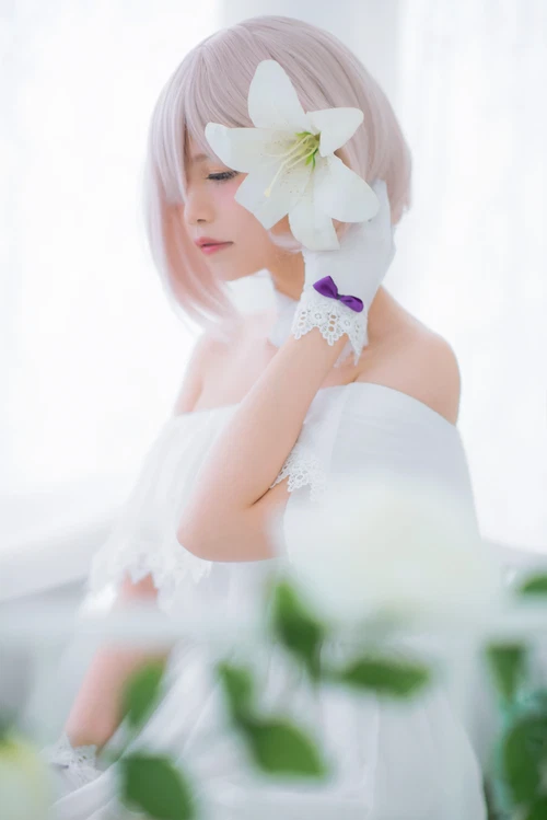 大生模拍 Miu只 NO.005 Mashu White Dress [27P 174.06MB] - 在线看可下载原图