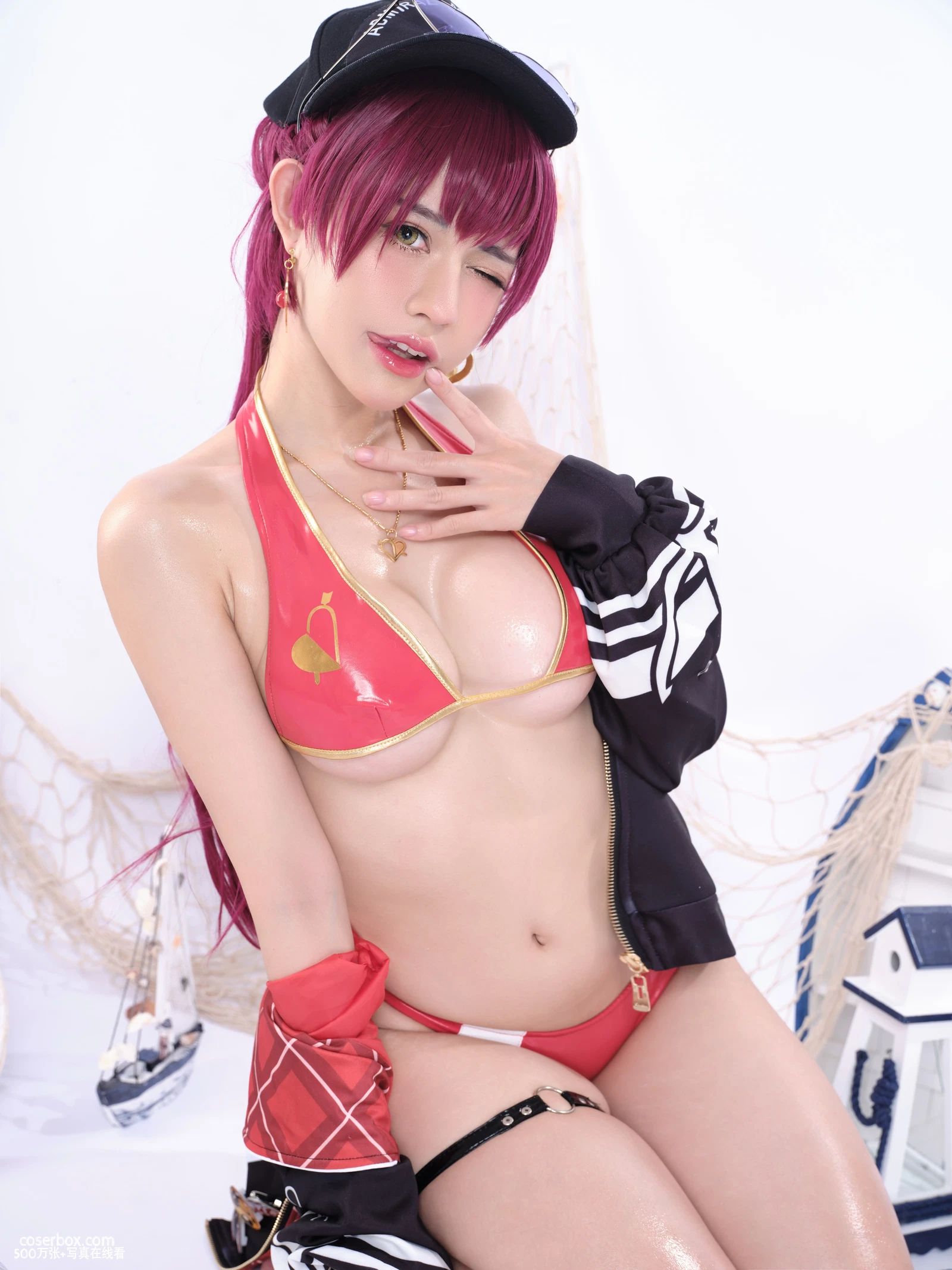 PingPing NO.036 Hoshou Marine Swimwear (Hololive) [54P 726.99MB] - 在线看可下载原图