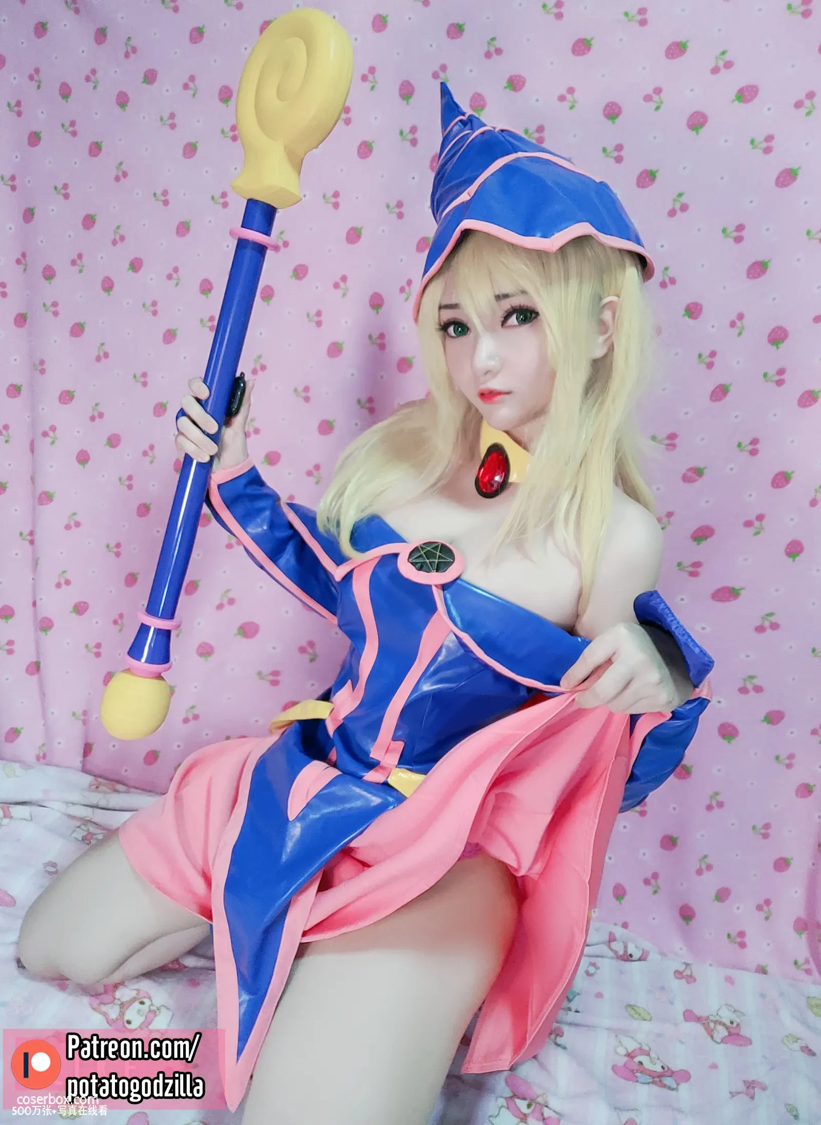 Potato Godzilla NO.013 Dark Magician Girl [30P 64.37MB] - 在线看可下载原图