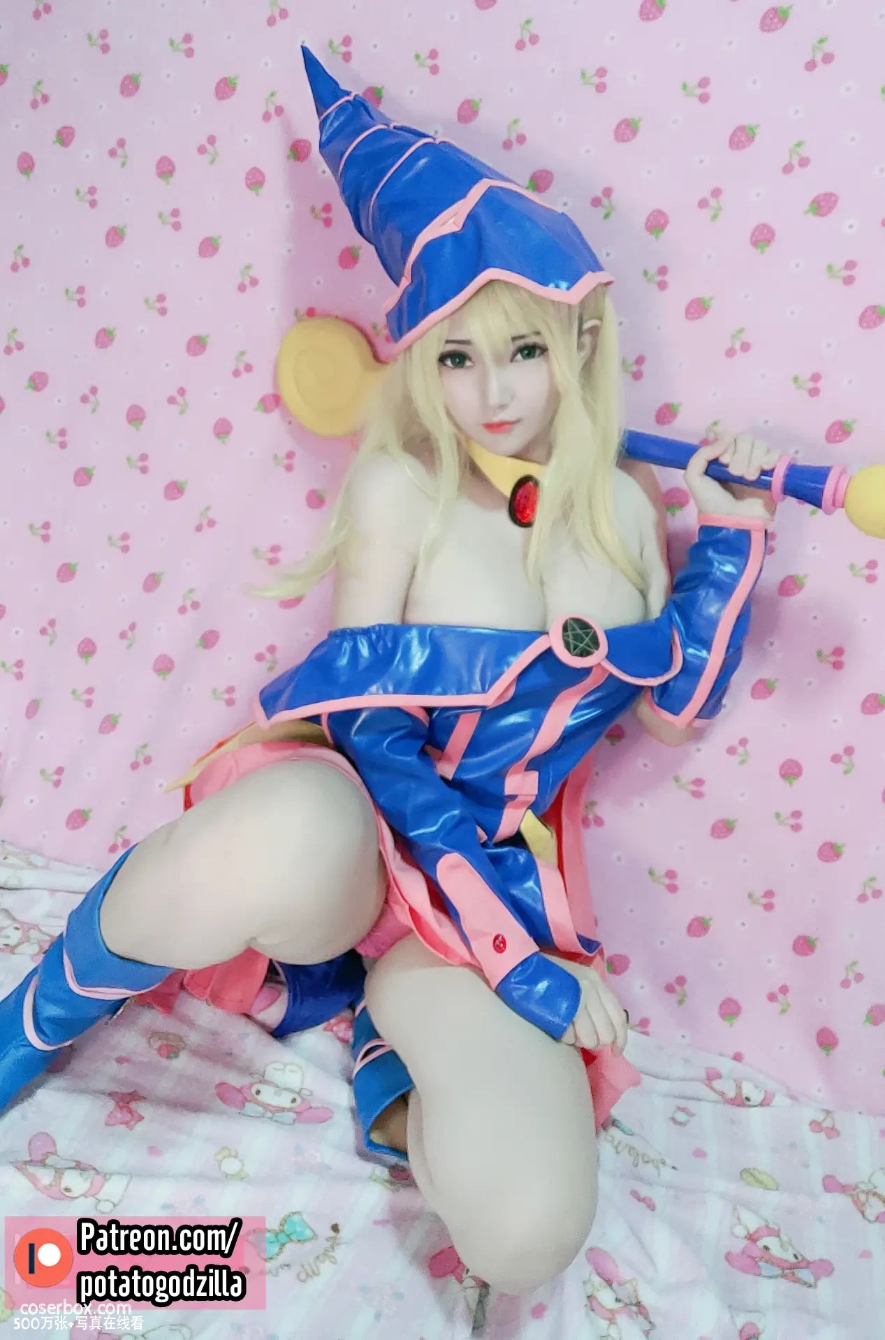 Potato Godzilla NO.013 Dark Magician Girl [30P 64.37MB] - 在线看可下载原图