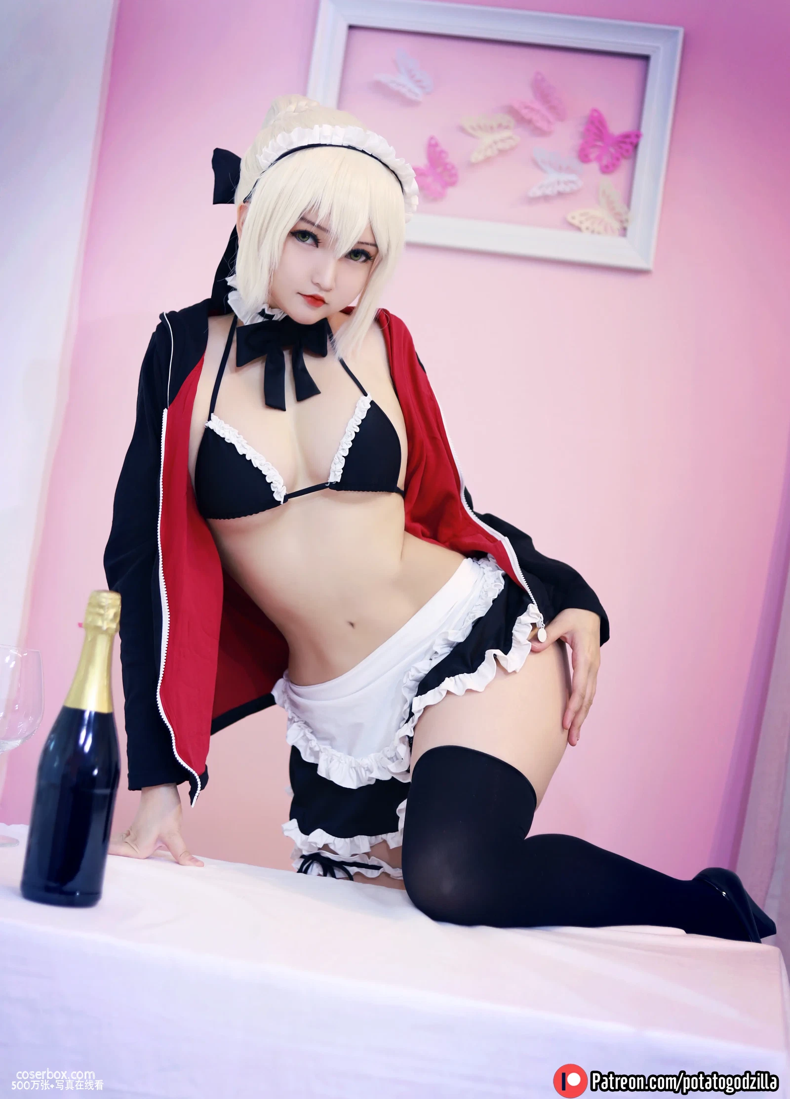 Potato Godzilla NO.031 Saber Alter Maid [43P 288.74MB] - 在线看可下载原图