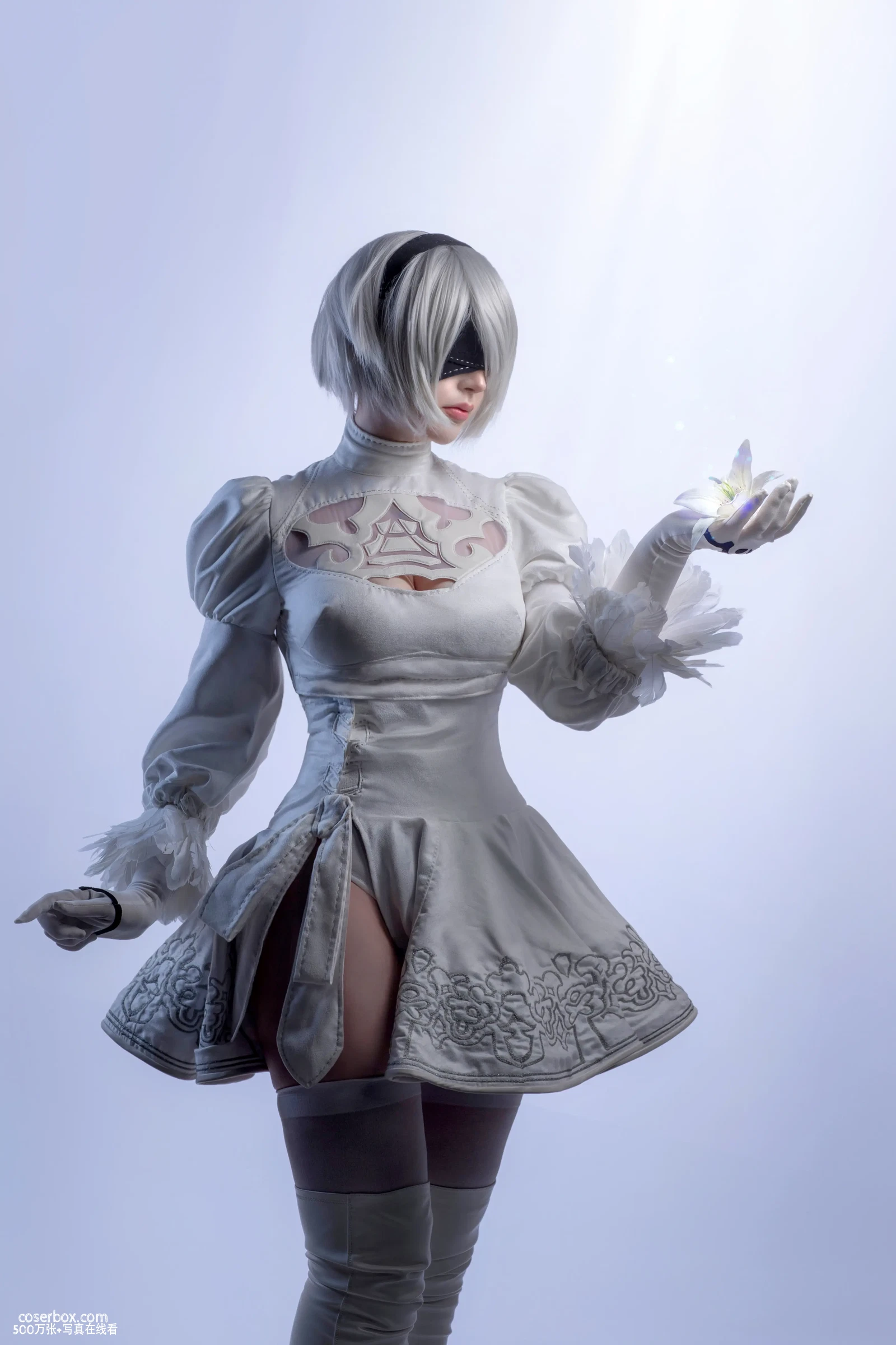 Sayafox NO.003 2B White Dress [10P 105.9MB] - 在线看可下载原图