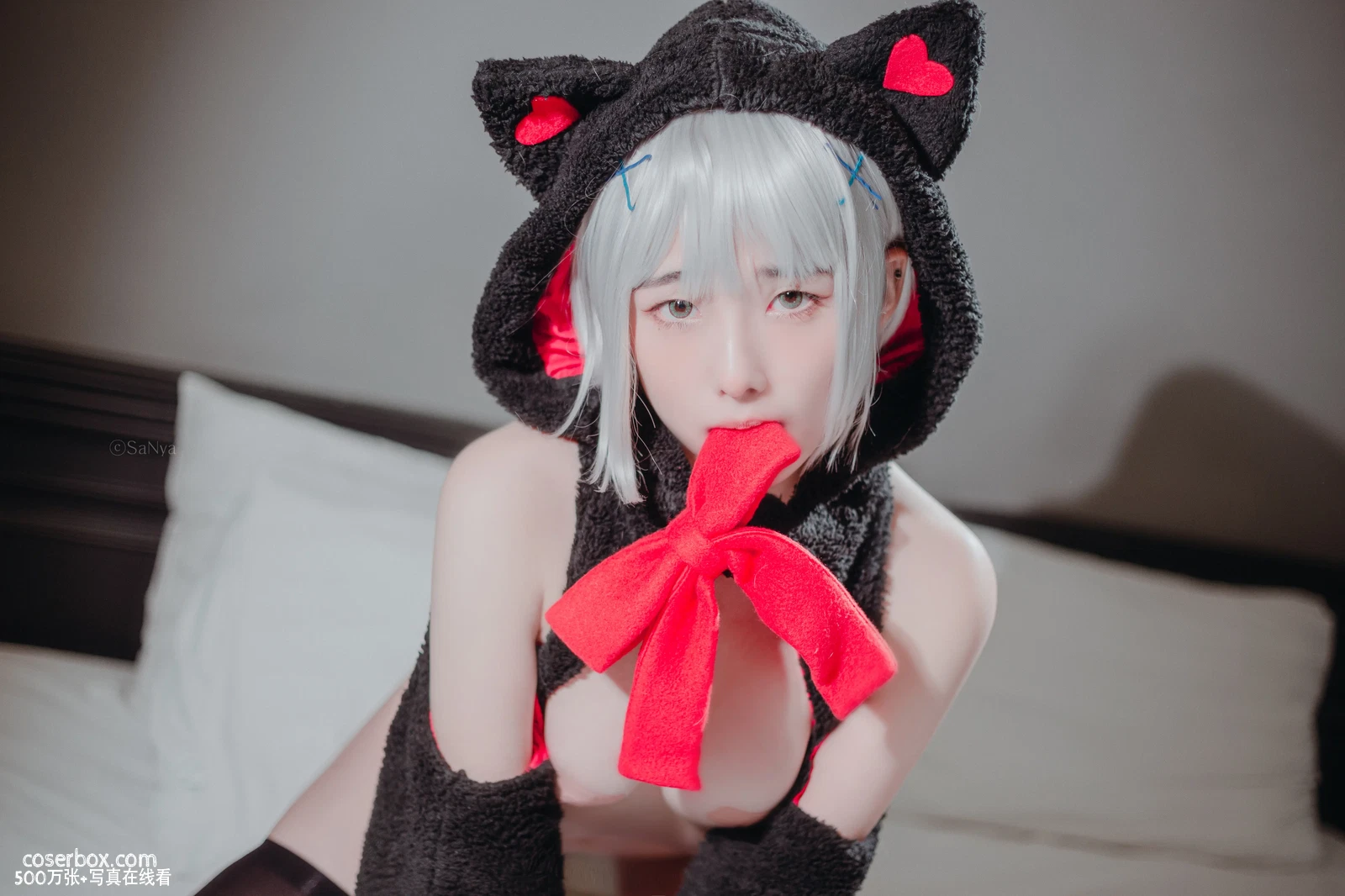 Sonson NO.015 Mischief Black Cat [35P 388.52MB] - 在线看可下载原图