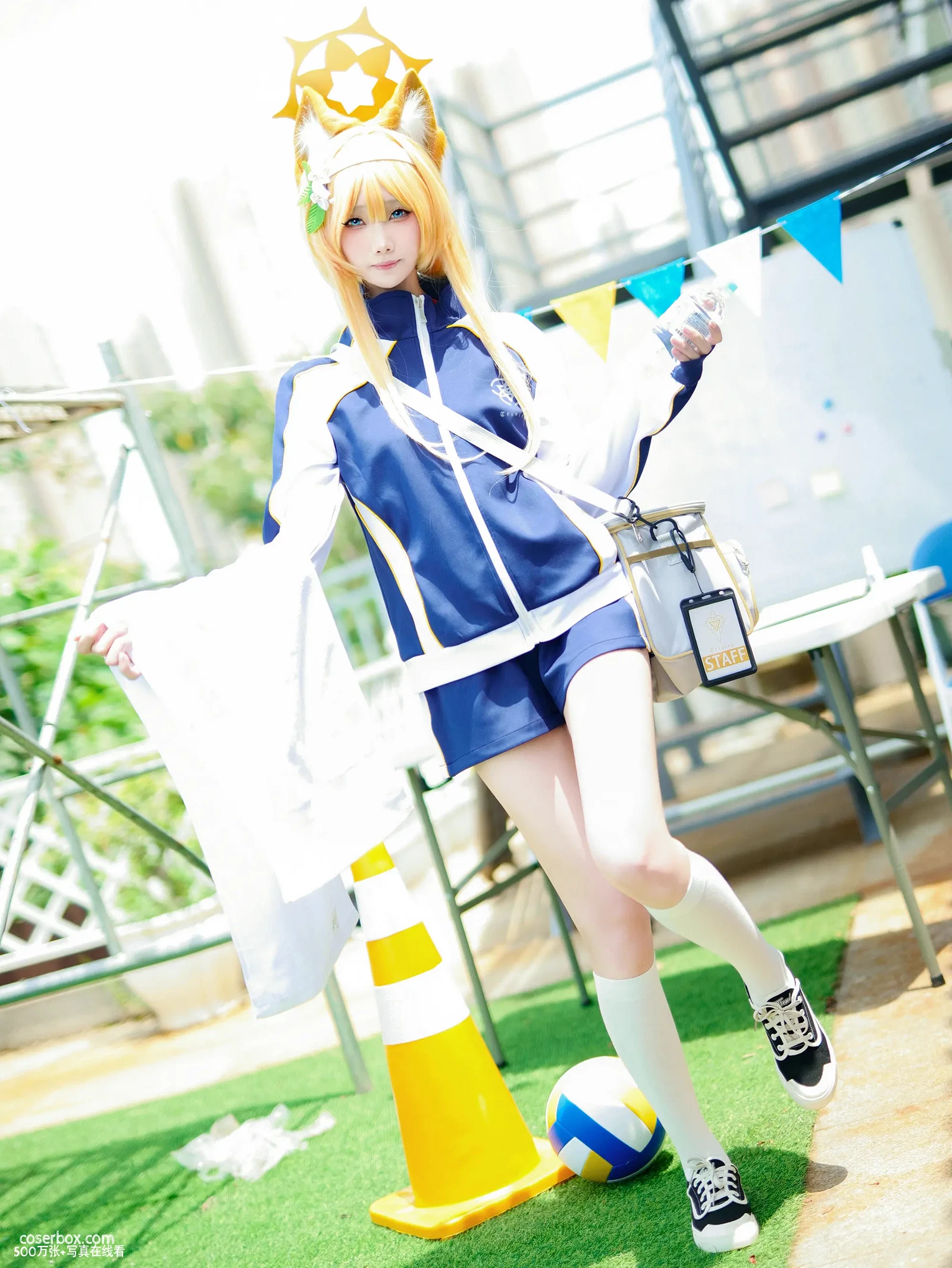 曉美媽 NO.039 《Blue Archive - 伊落マリー（体操服）》cosplay vol - 在线看可下载原图