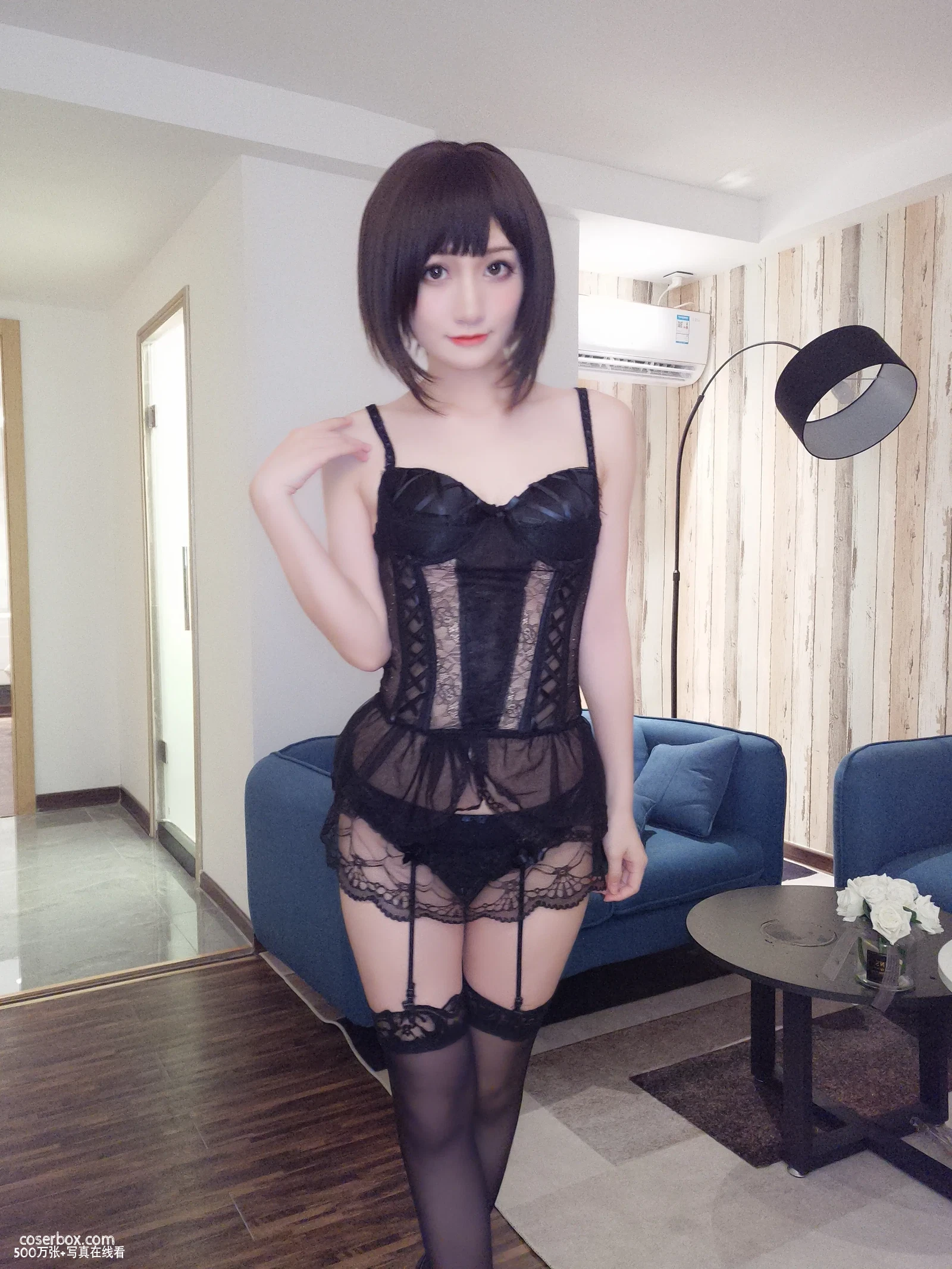 木之本果 NO.001 黑色情趣内衣 [22P 55.9MB] - 在线看可下载原图