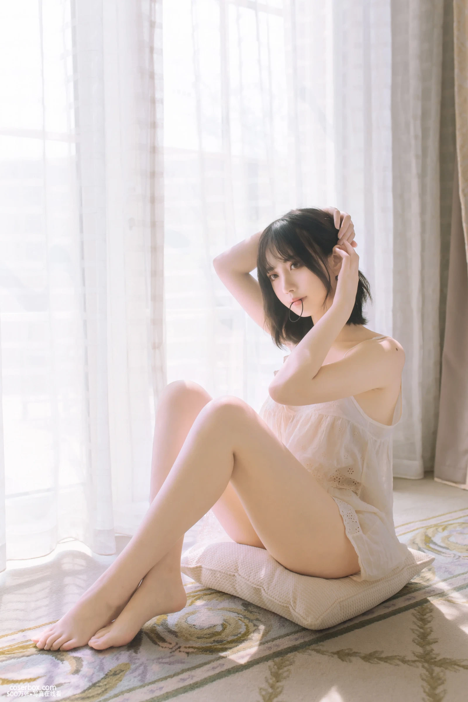 念雪ww NO.014 白色吊带 [55P 452.54MB] - 在线看可下载原图