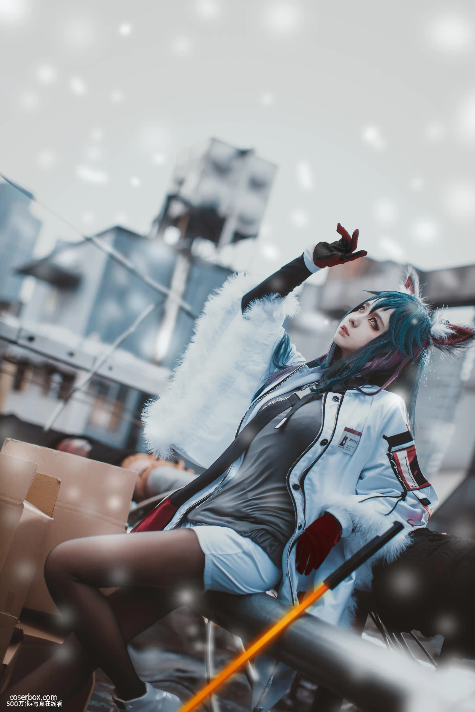 渊秧 NO.016 明日方舟-德克萨斯-寒冬信使 [16P 10.72MB] - 在线看可下载原图