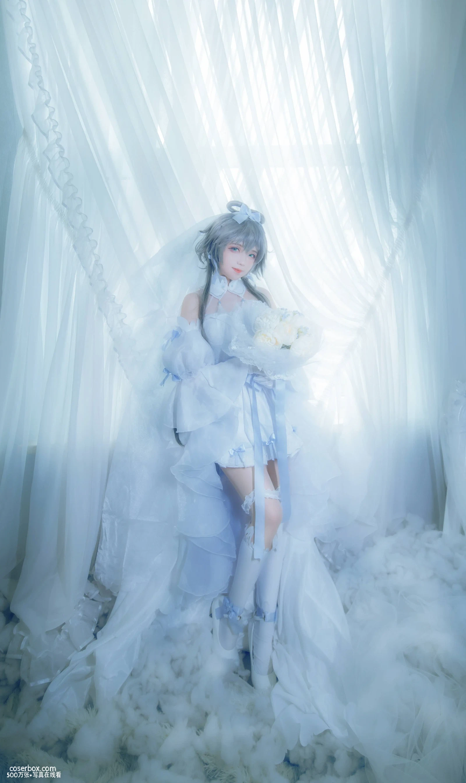 渊秧 NO.009 Vocaloid洛天依婚纱cos [10P 122.09MB] - 在线看可下载原图