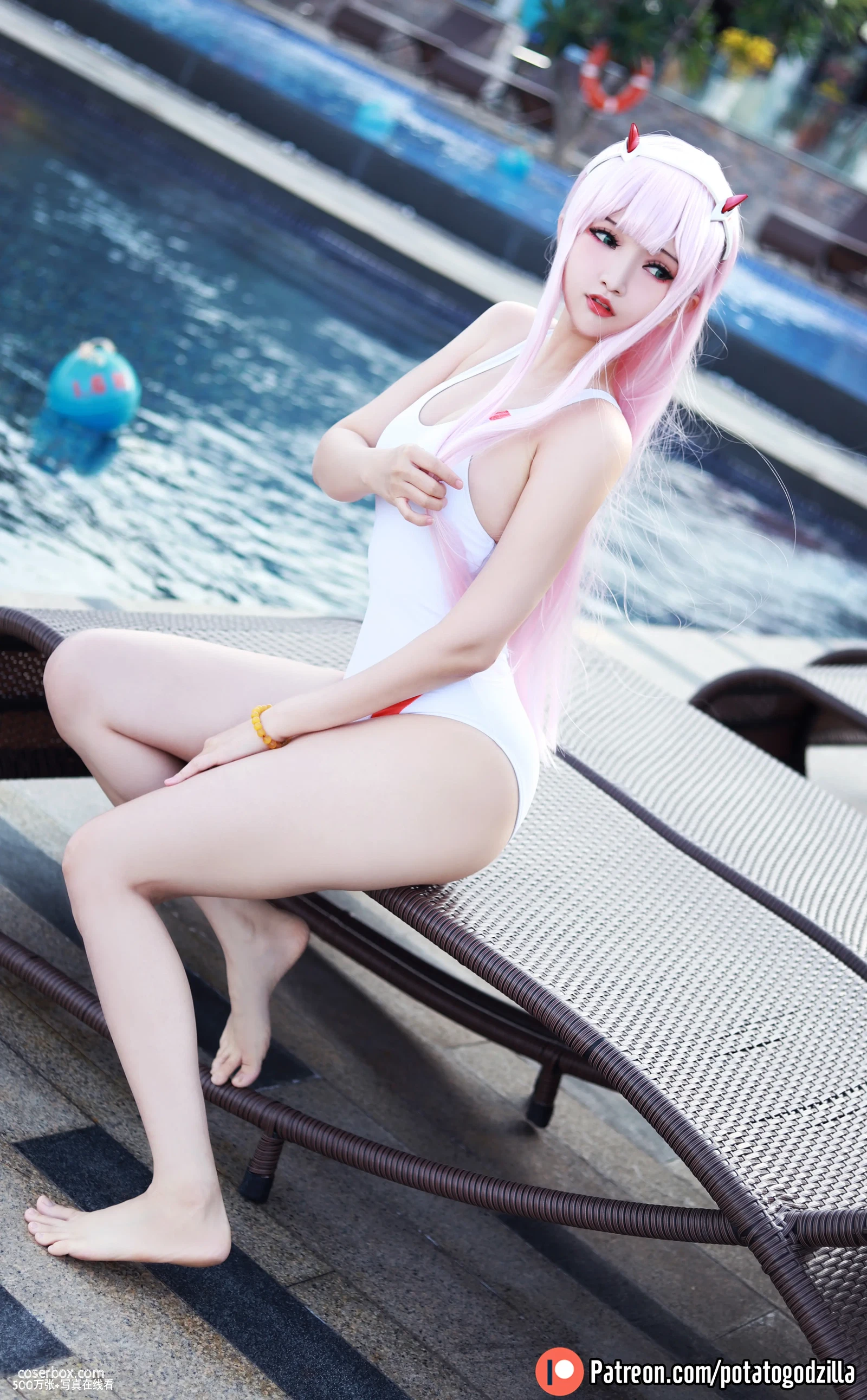 Potato Godzilla NO.043 Zero Two Swimsuit 假面骑士泳装 - 在线看可下载原图