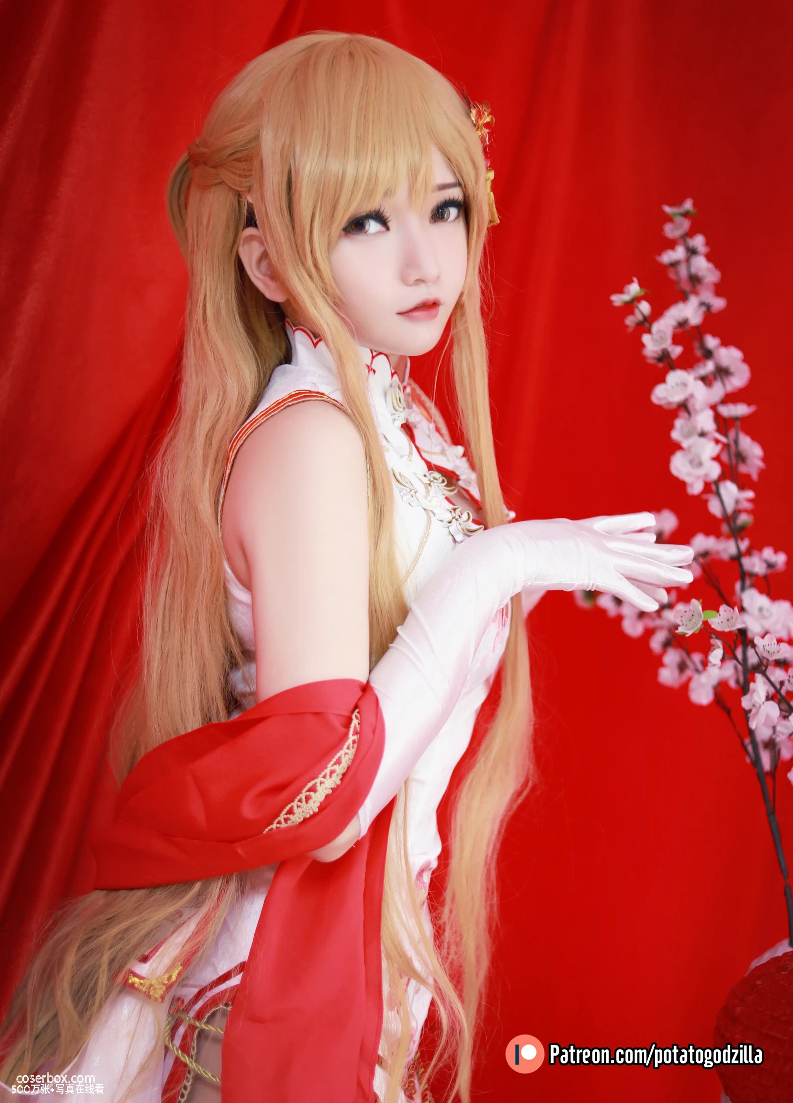 Potato Godzilla NO.048 Asuna Yuuki Qipao - 在线看可下载原图
