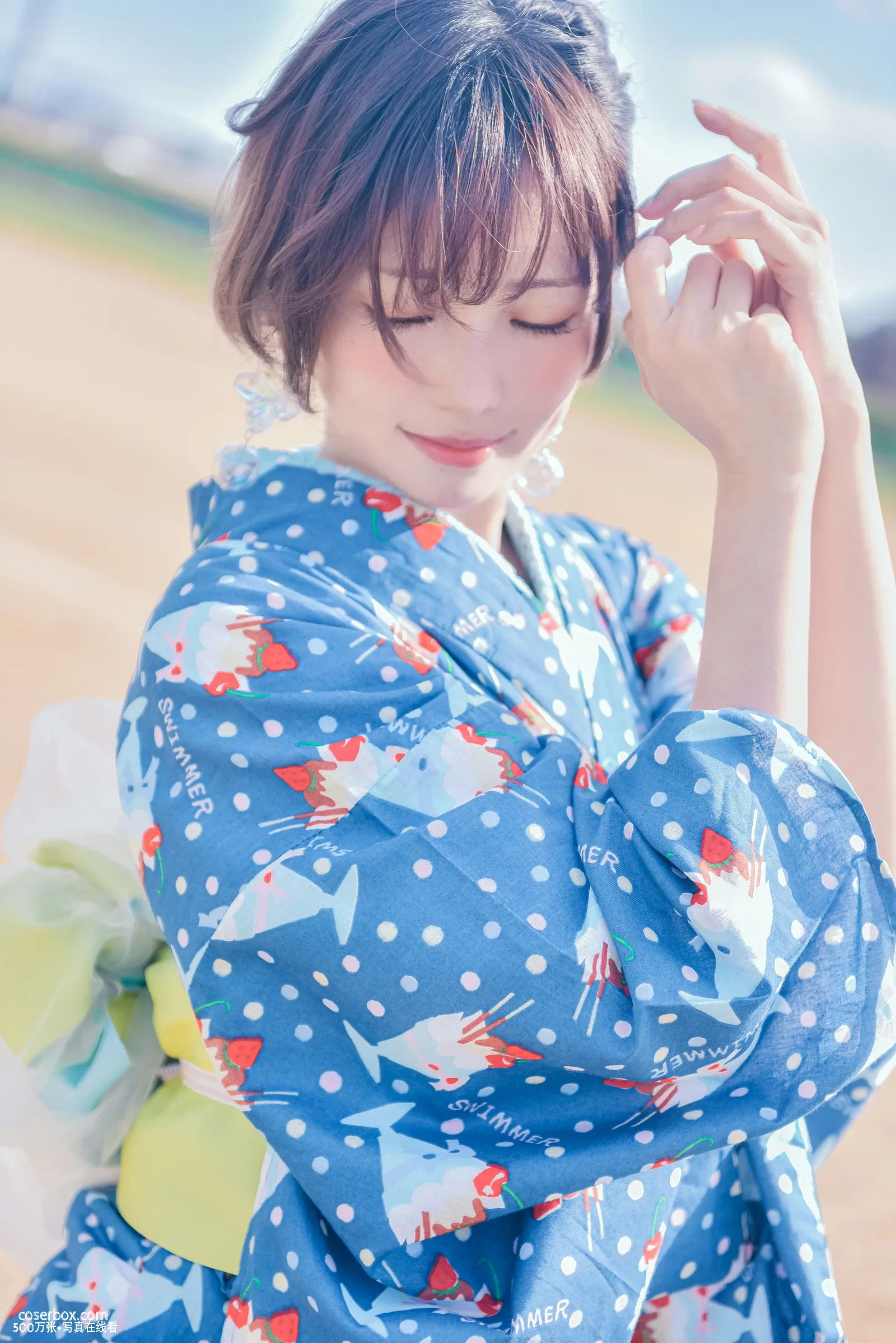 ElyEE子 NO.105 2023.august A-聖代浴衣 Sundae Yukata [28P-129MB] - 在线看可下载原图