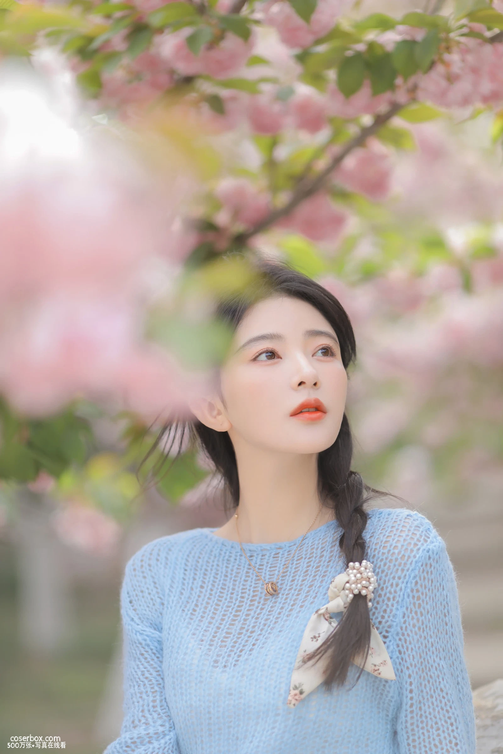 [YITUYU艺图语] 2022.06.22 NO.1642 粉蓝晚樱 杨伊墨 [28P-114MB] - 在线看可下载原图