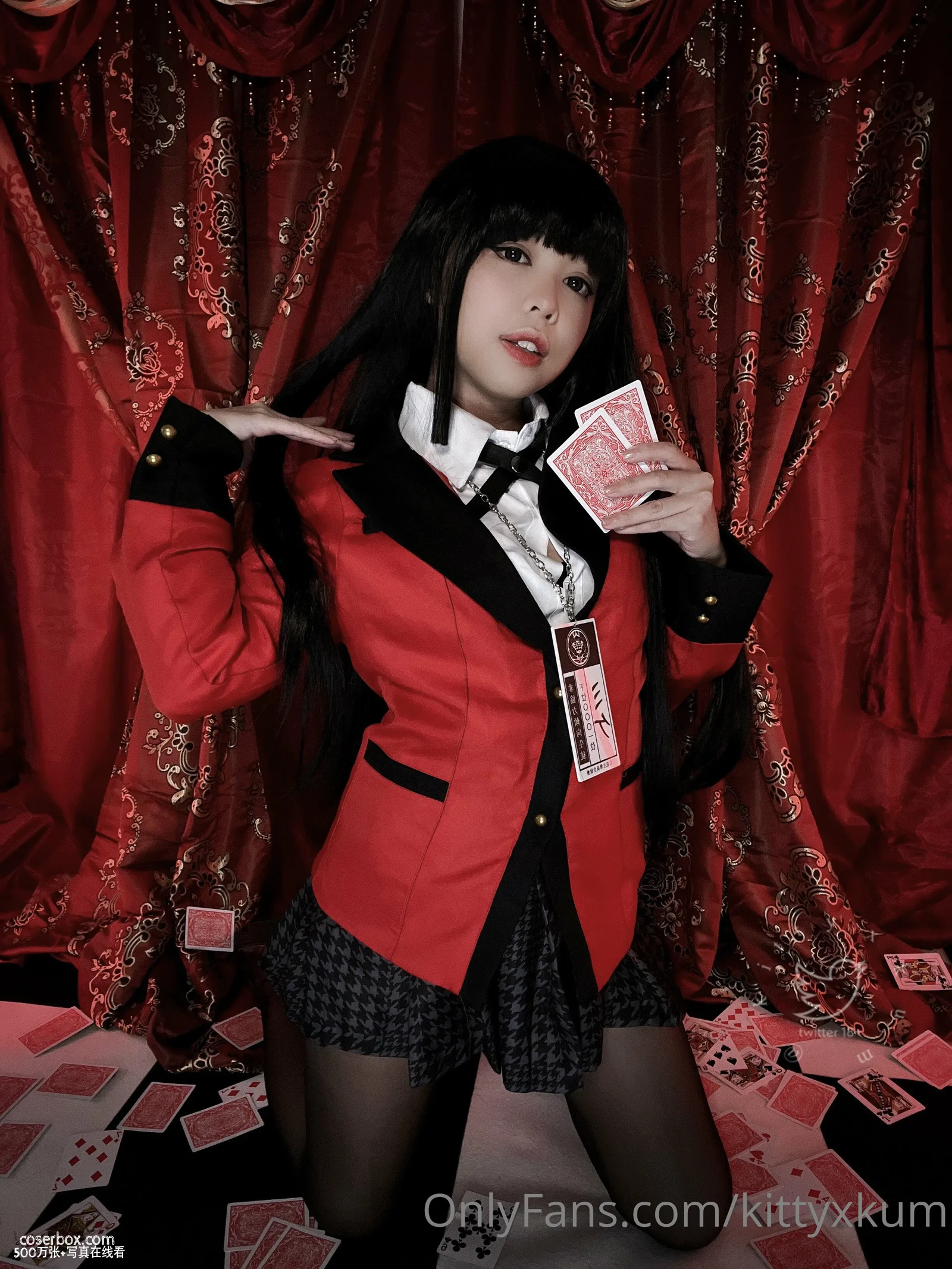 KittyxKum NO.001 Yumeko Jabami 蛇喰夢子清新版 - 在线看可下载原图