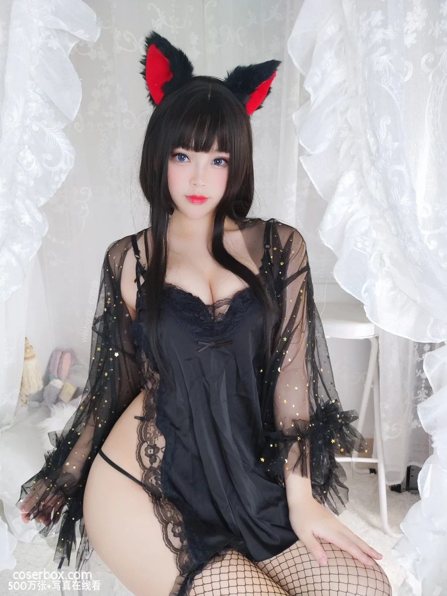 白烨 NO.058 黑系猫咪少女 - 在线看可下载原图