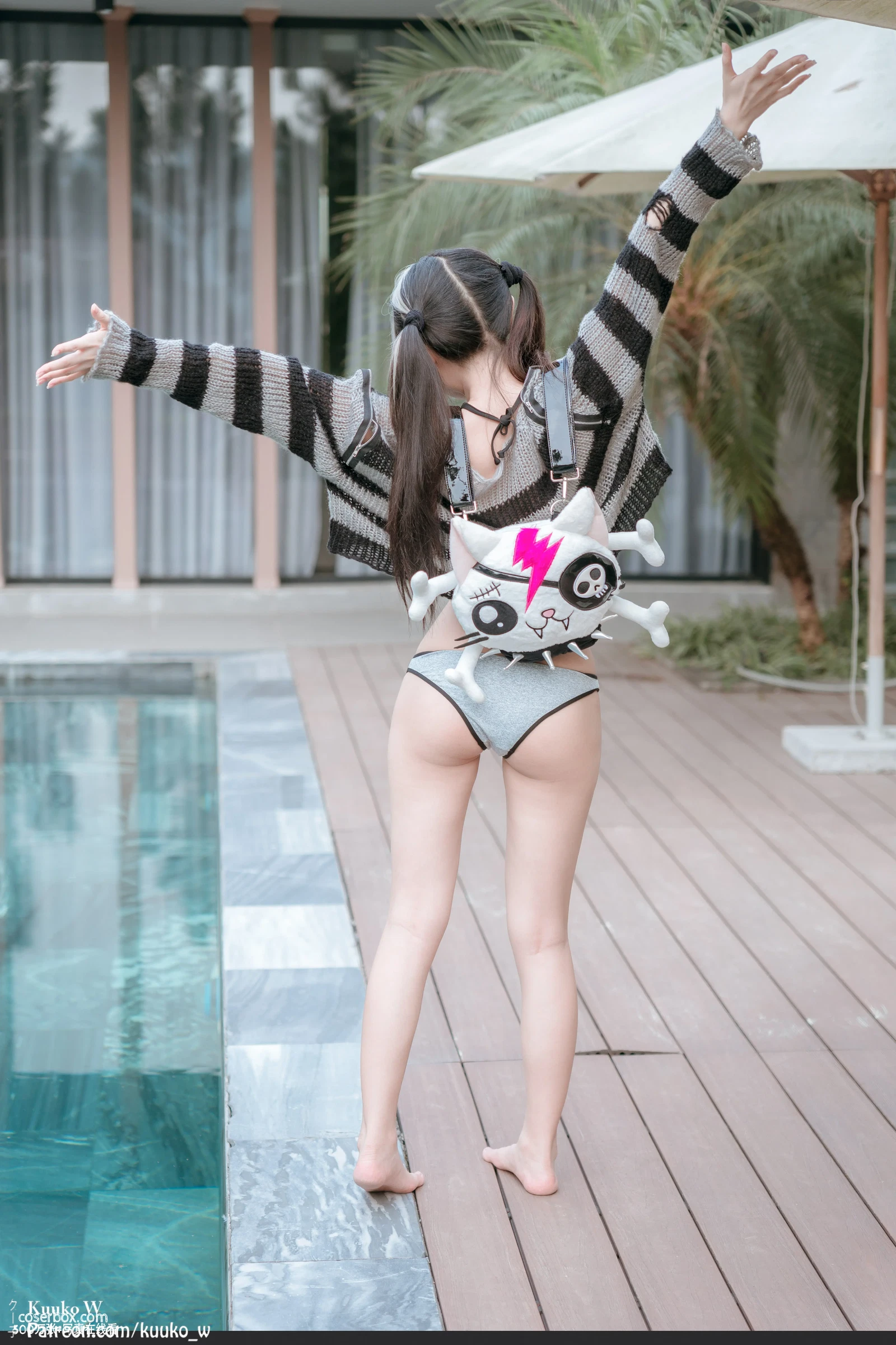 Kuukow 2023.12.12 Grey Bikini 灰色比基尼 - 在线看可下载原图