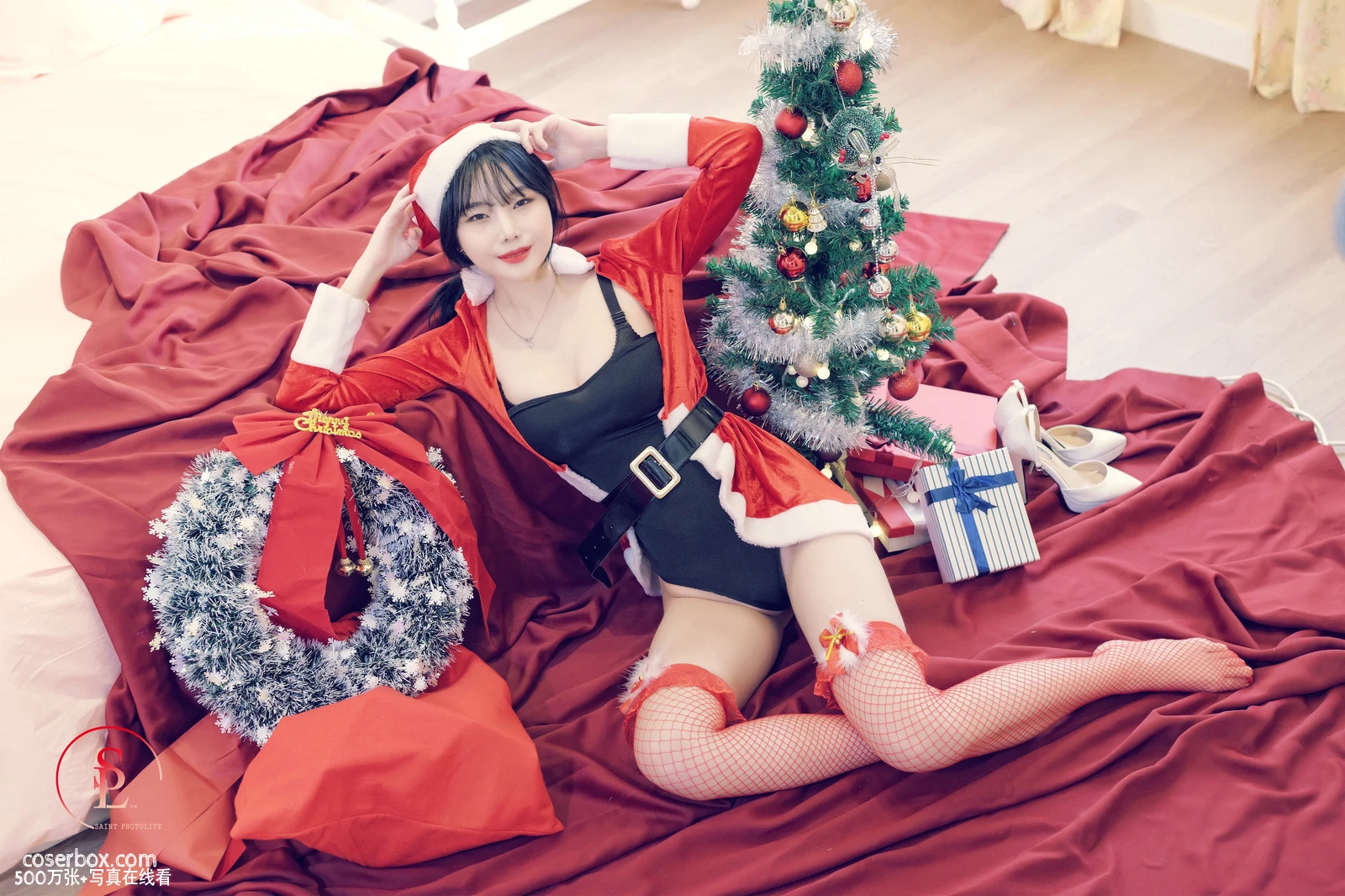 Yuna (유나) 2023.12.16 [SAINT Photolife] Vol.24 Merry Yuna’s Xmas  - 在线看可下载原图
