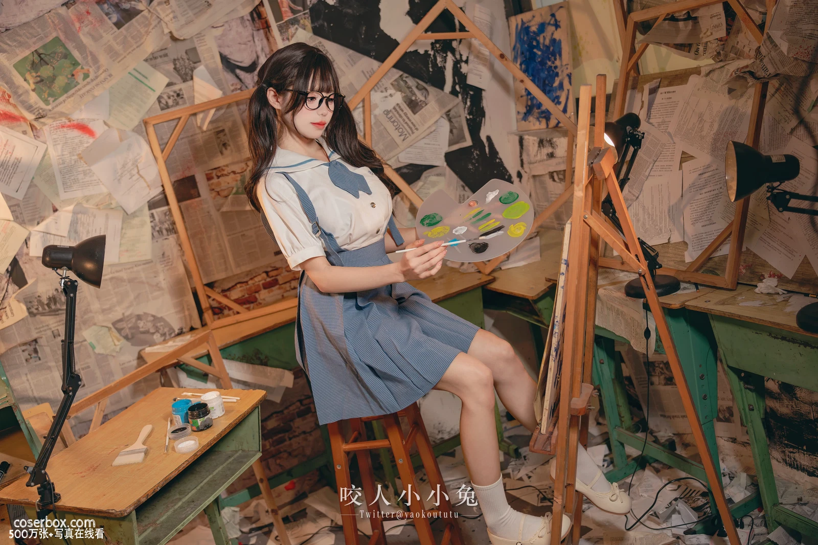 黏黏团子兔 2023.12.17 十一月订阅『未成名画作』 - 在线看可下载原图