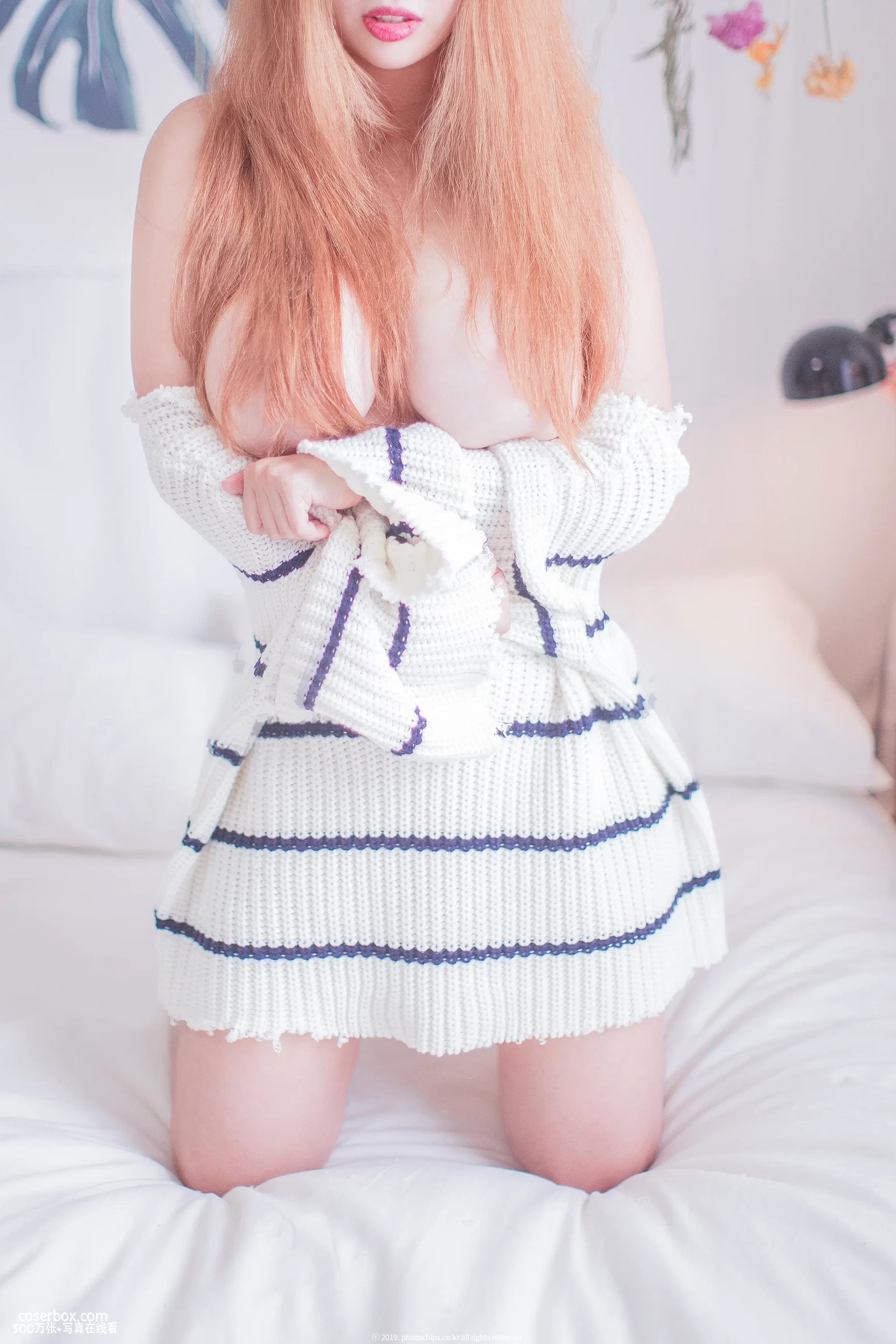 PhotoChips 2024.01.01 Bokbunjajoo (복분자주) 条纹的诱惑 - 在线看可下载原图