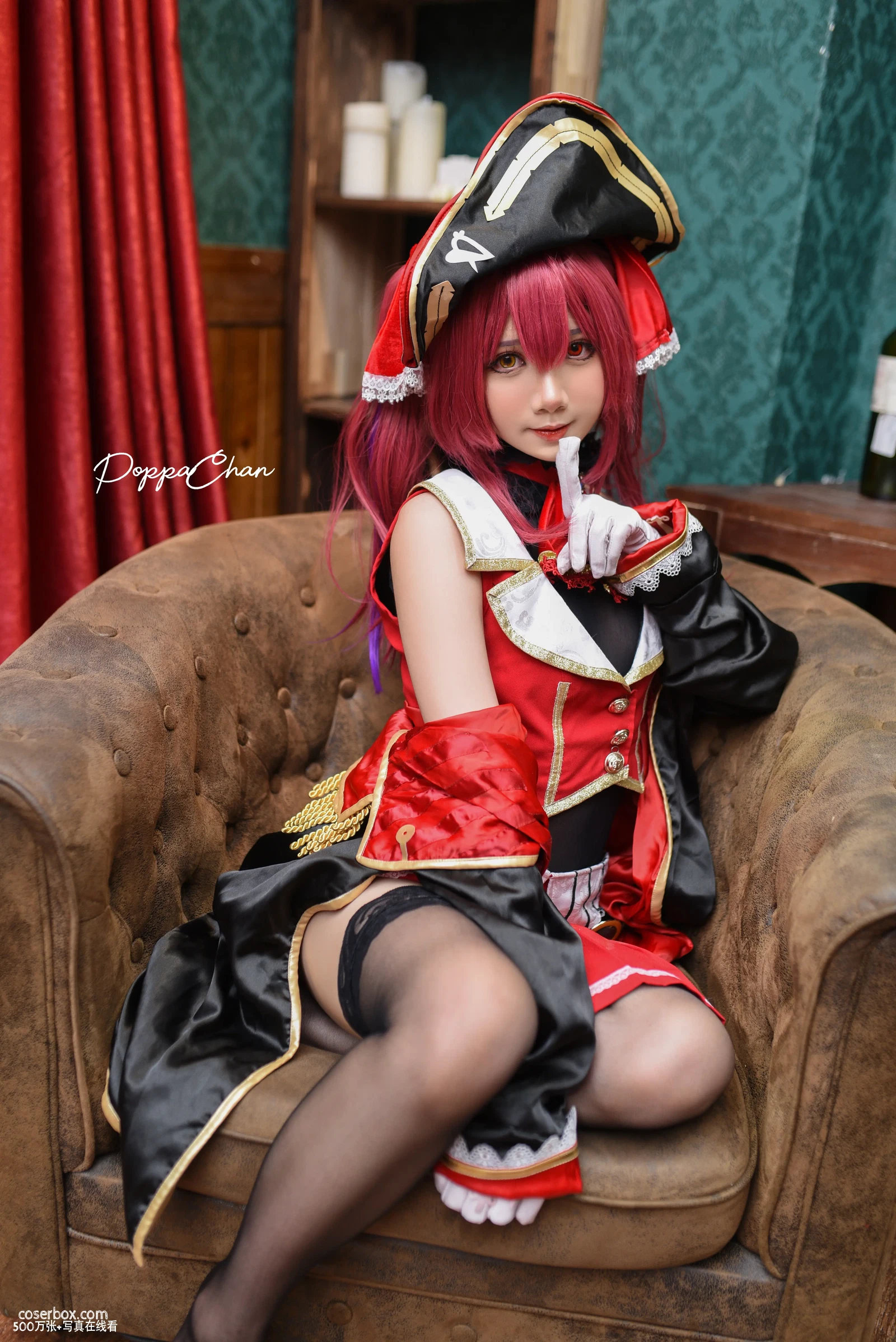PoppaChan 2024.01.19 Houshou Marine 宝钟玛琳 - 在线看可下载原图