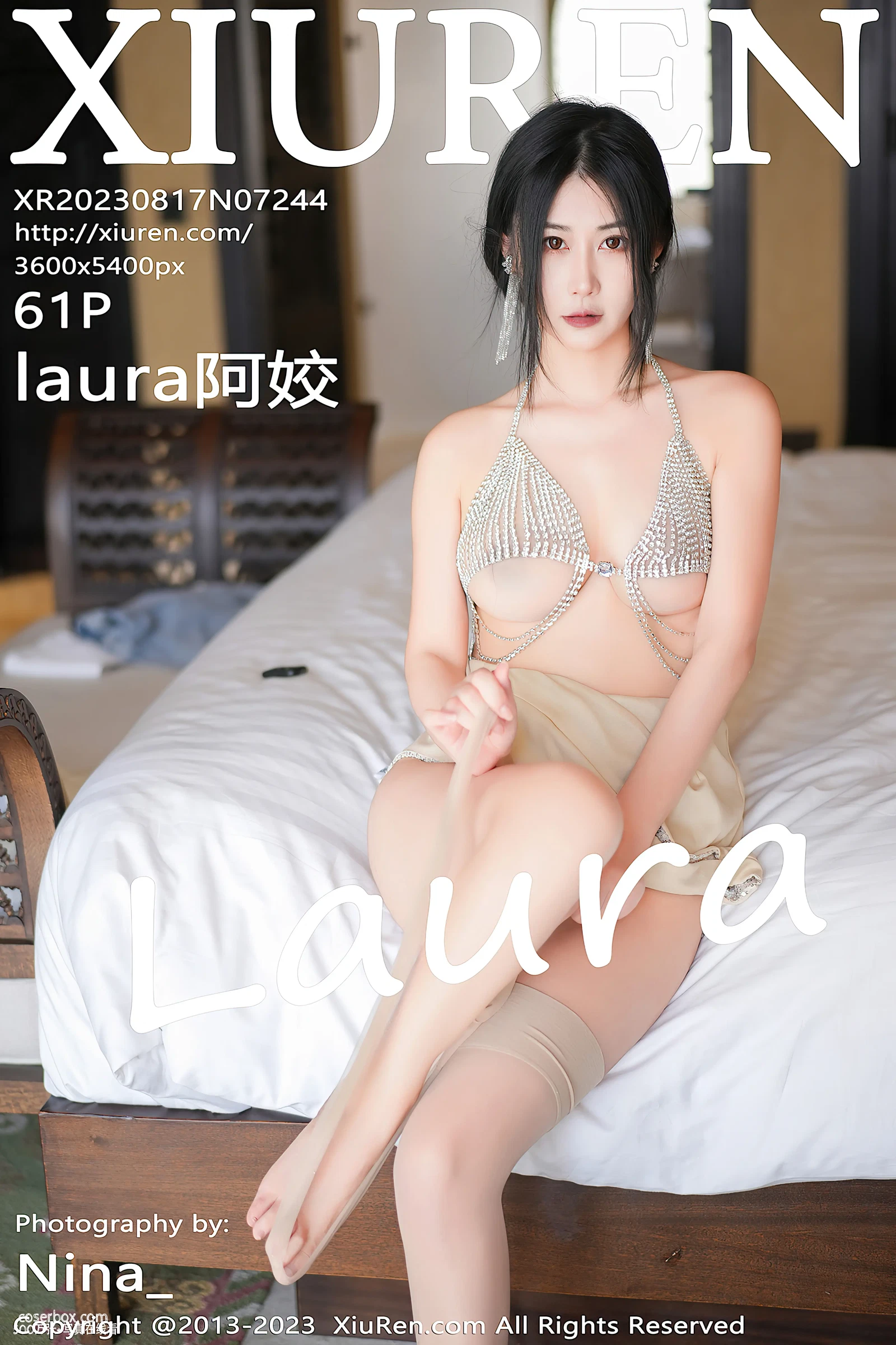 [Xiuren秀人网]2023.08.17 NO.7244 laura阿姣[61+1P／494MB] - 在线看可下载原图