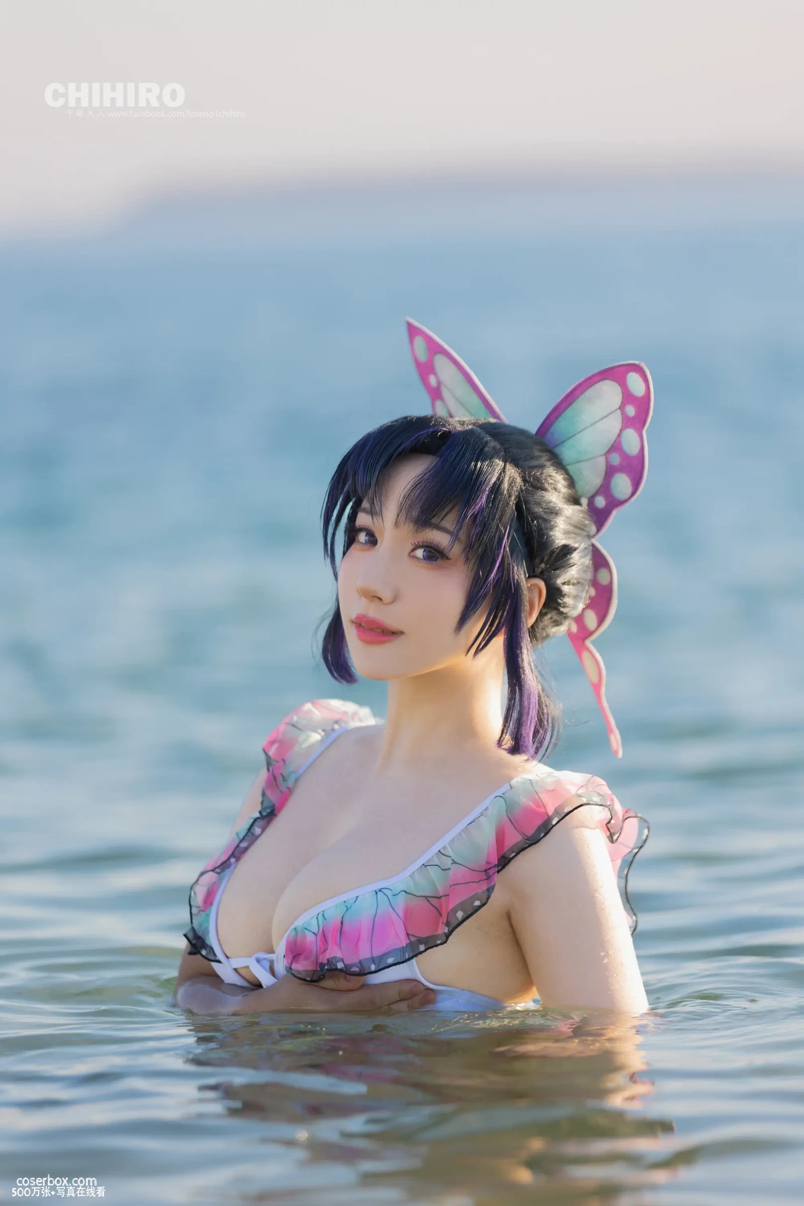 叫我千寻大人Chihiro NO.025 Shinobu Kocho Swimsuit 蝴蝶忍泳装 [16P-41.36 MB] - 在线看可下载原图