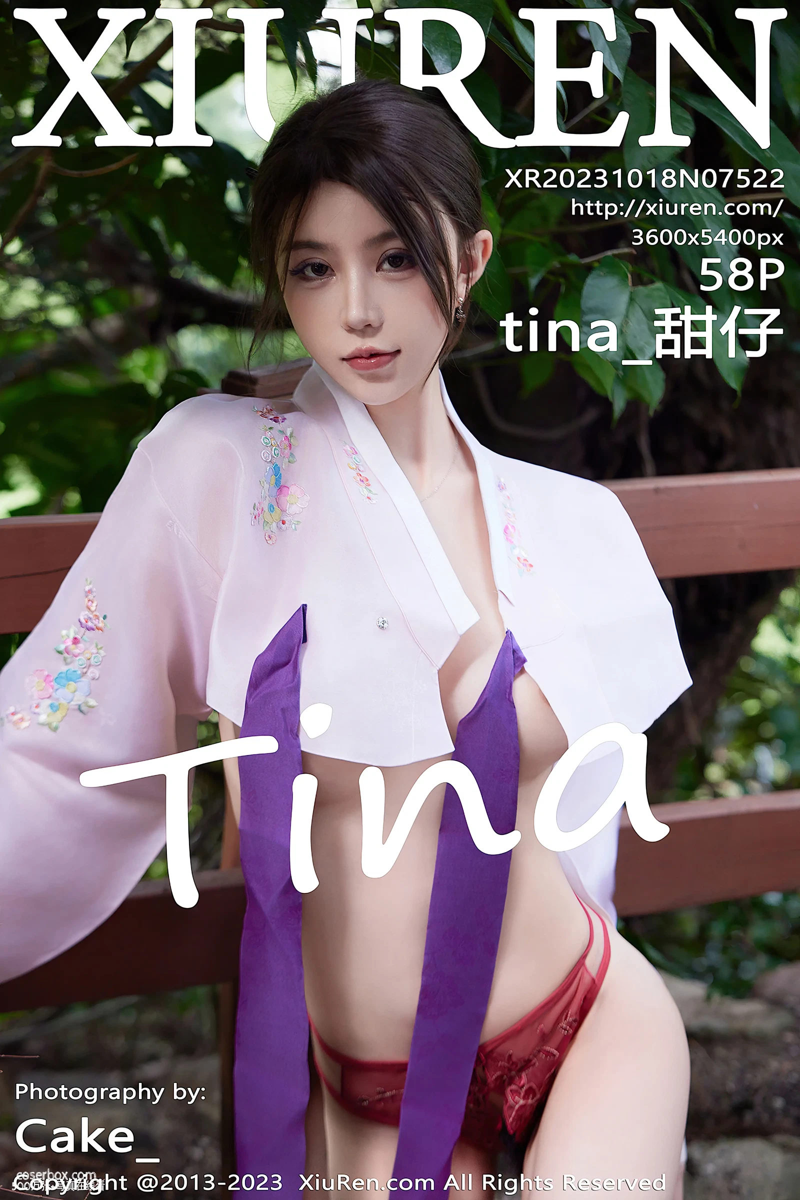 [Xiuren秀人网]2023.10.18 NO.7522 tina_甜仔[58+1P／558MB] - 在线看可下载原图