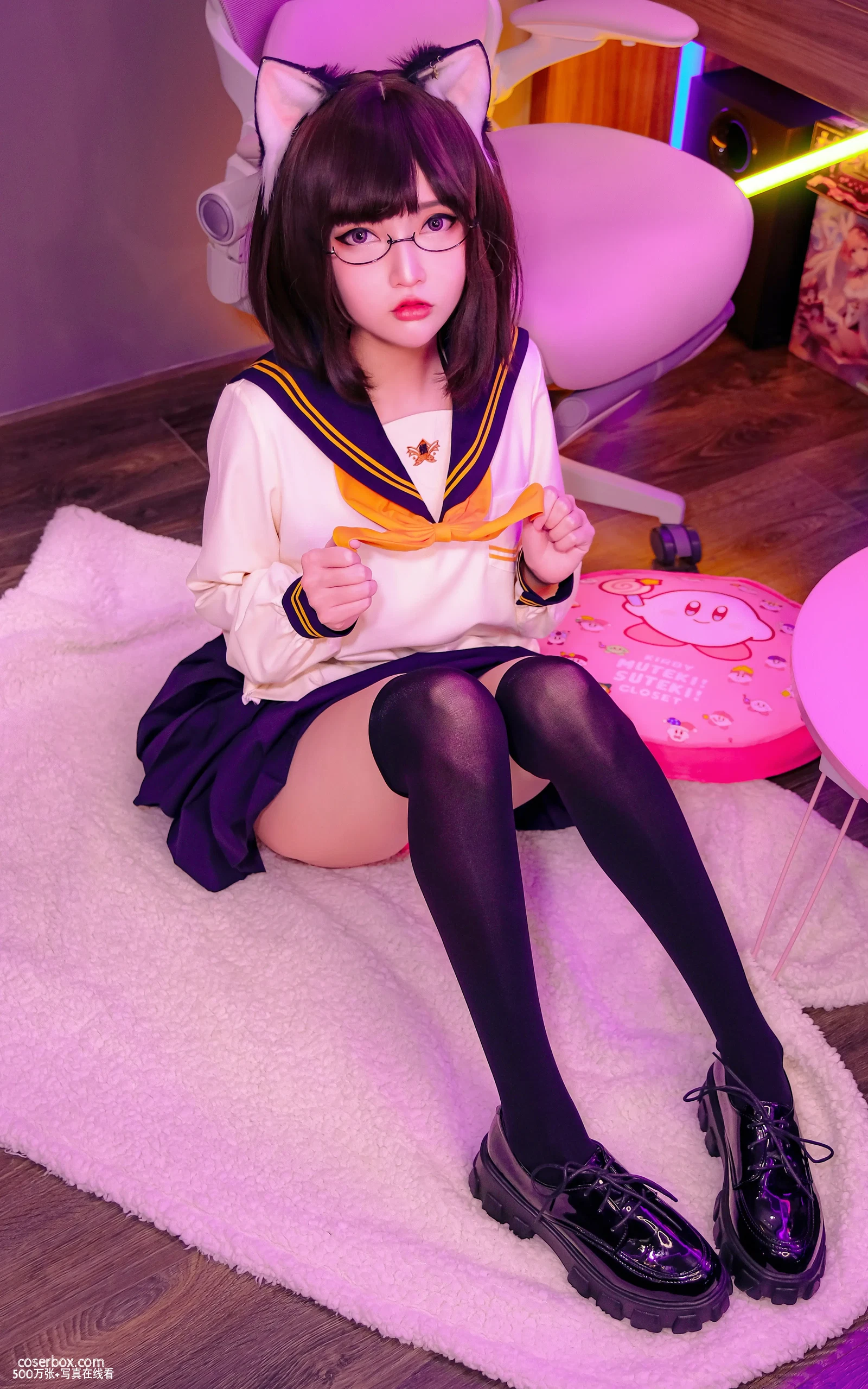 Potato Godzilla 2024.03.05 Tatami Neko-chan in Seifuku 幸福的榻榻米猫咪 - 在线看可下载原图