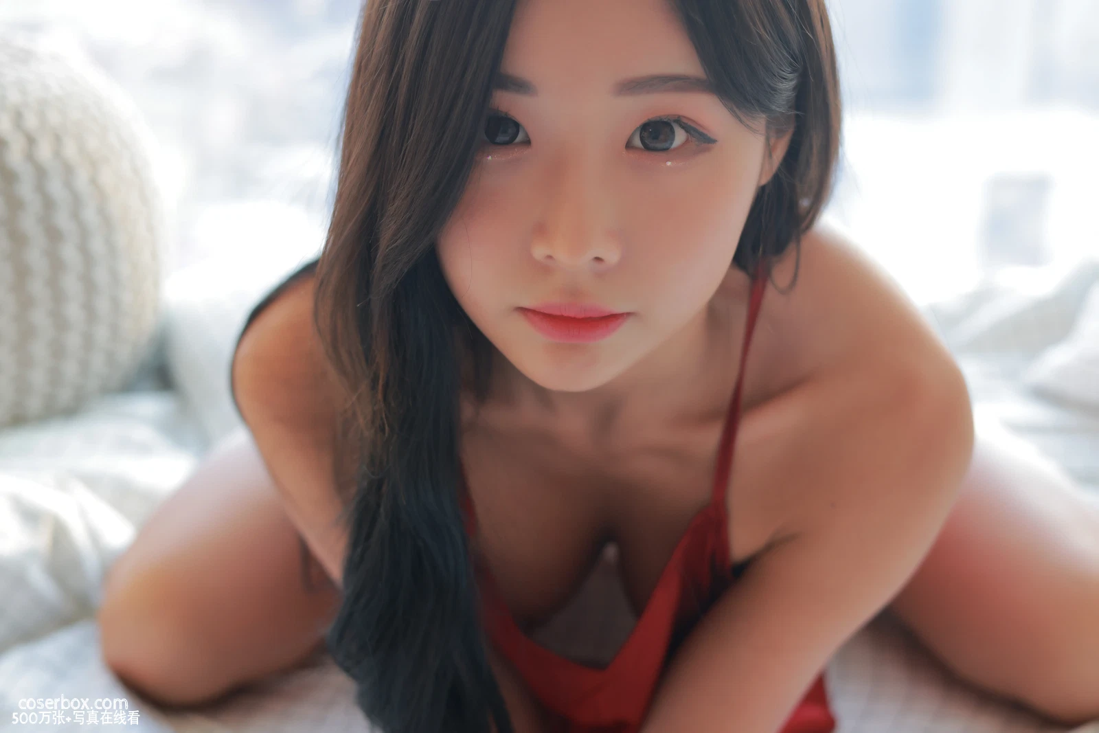 Habin 2024.03.10 Underwear Set 06 红色内衣套装 - 在线看可下载原图