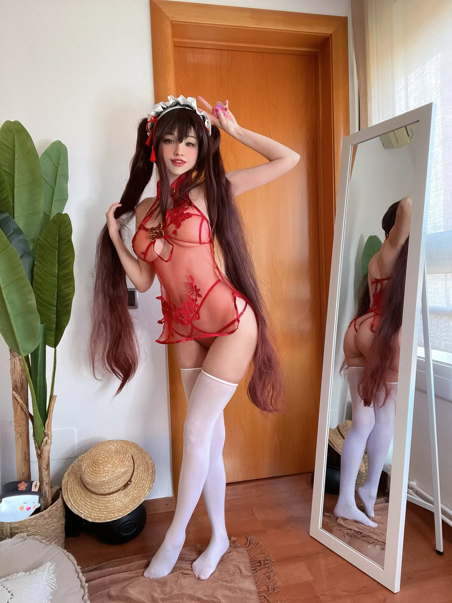 Hidori Rose 2024.03.29 Hu Tao Lingerie 胡桃内衣 - 在线看可下载原图