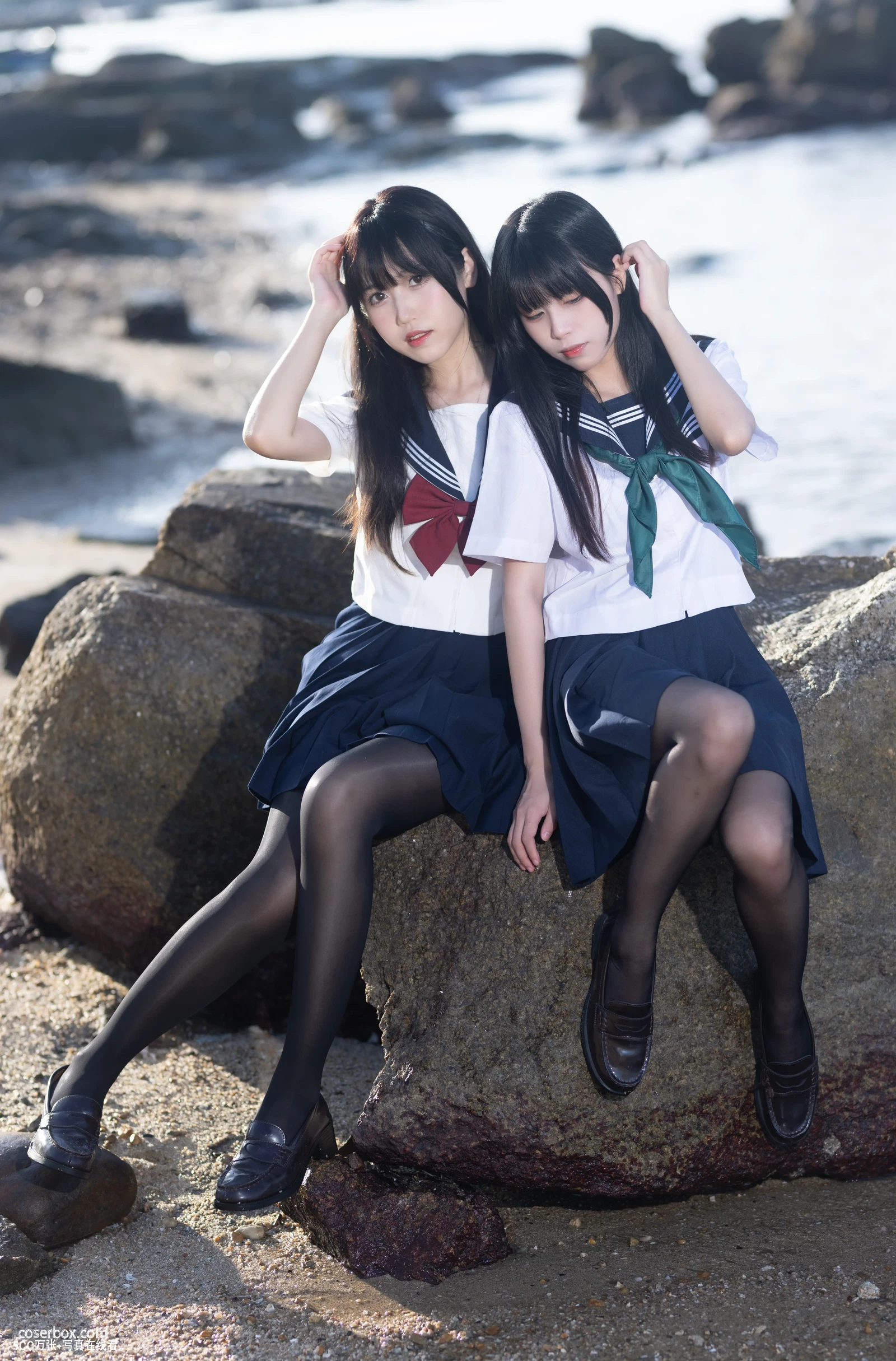 不呆猫2024.05.07 三無人型 水手服百合黑丝 - 在线看可下载原图