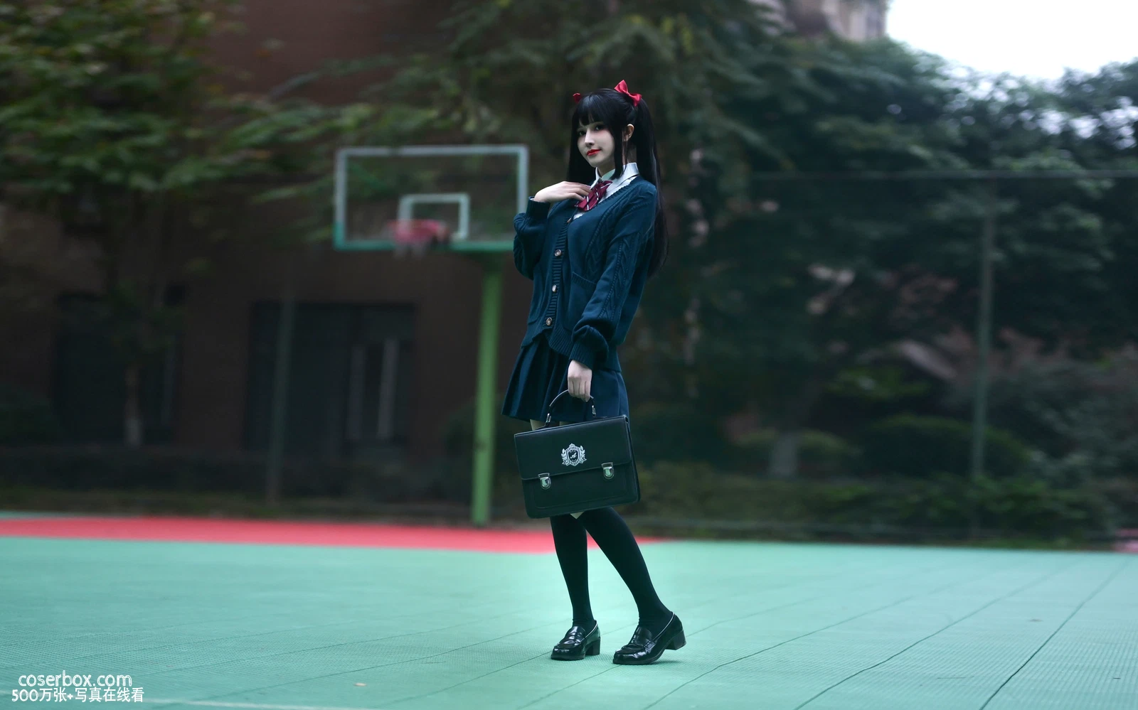 鹿八岁 2024.06.03 少女的悸动 JK双马尾 - 在线看可下载原图