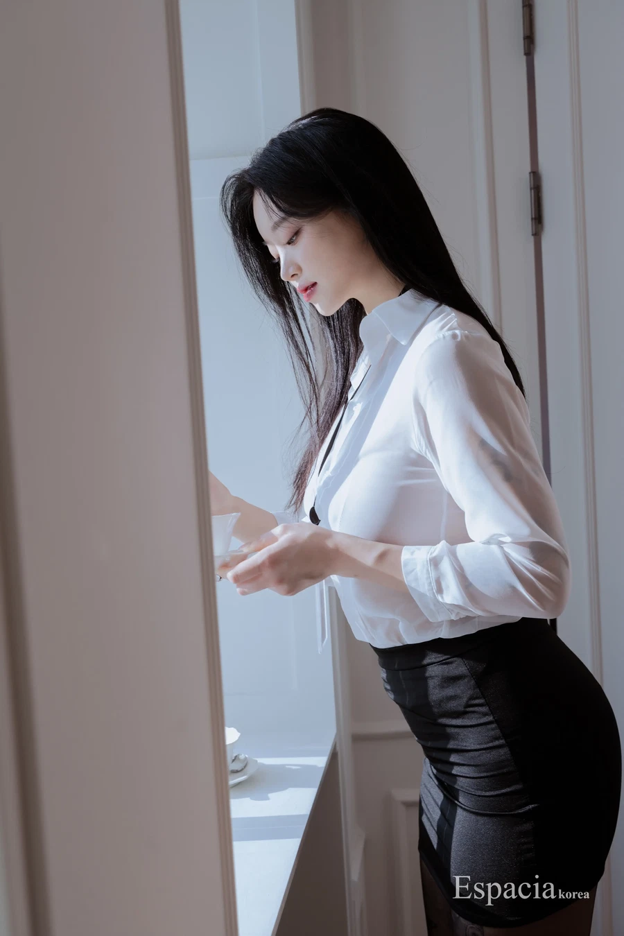 Espacia Korea 2024.06.14 Mina OL制服 - 在线看可下载原图