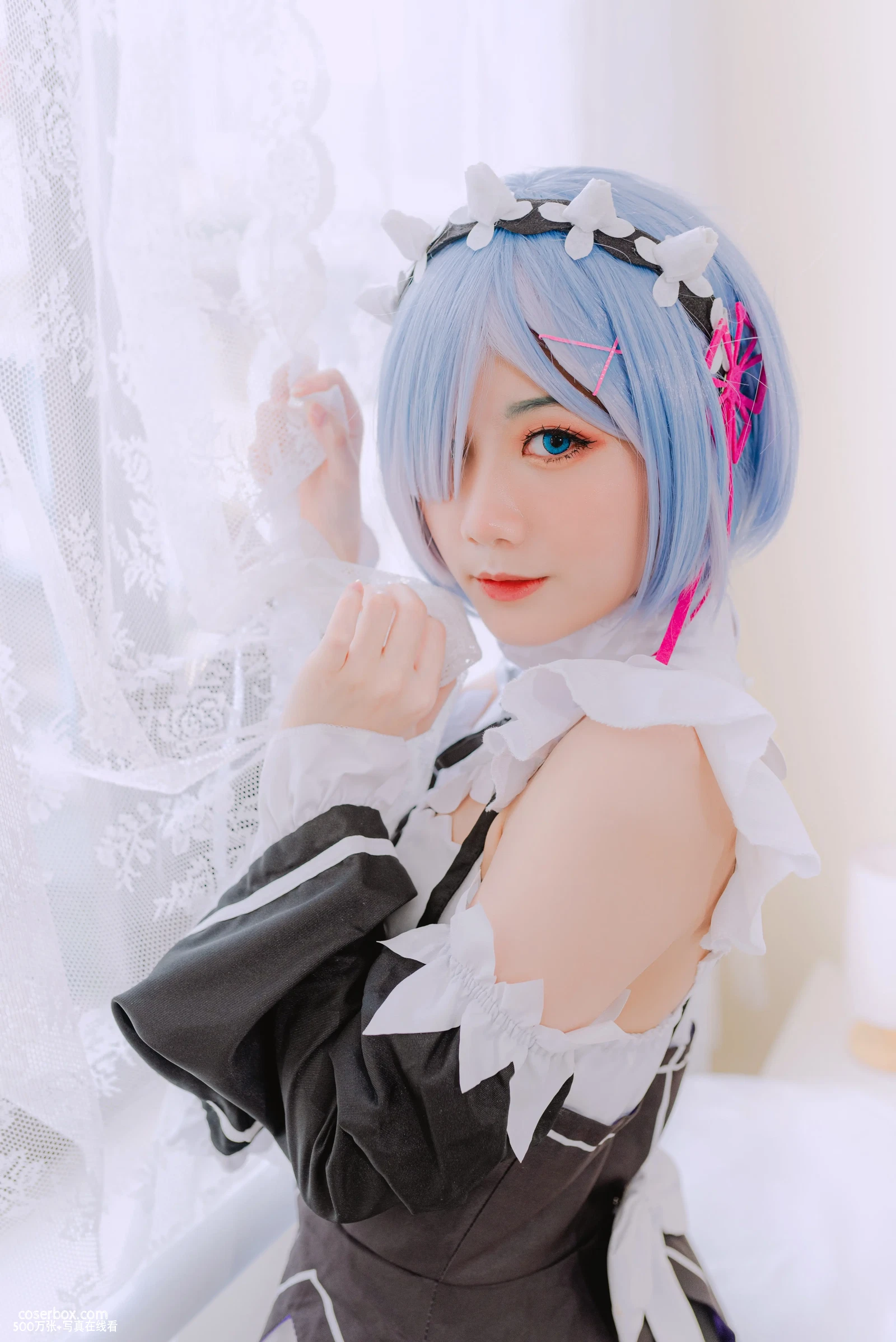 PoppaChan 2024.06.20 Rem 蕾姆COS - 在线看可下载原图