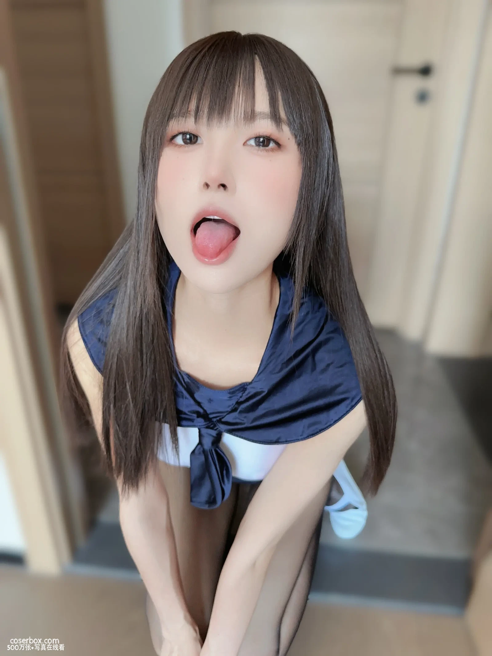 布丁大法 2024.07.29 蓝色连体泳衣 - 在线看可下载原图